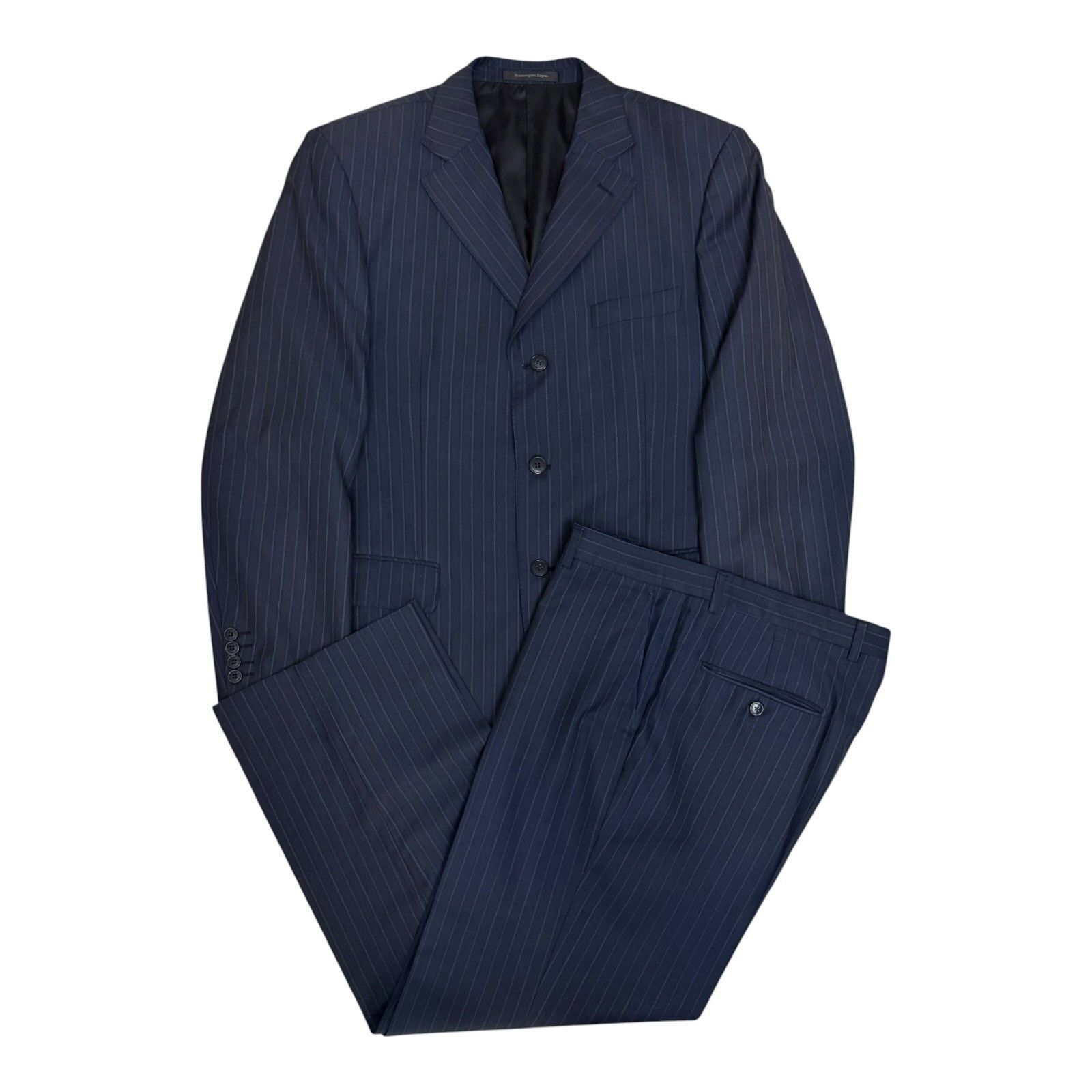Ermenegildo Zegna $5000 ZEGNA VINTAGE Luxury Suit Blazer & Dress Pants 44R Size 44R - 1 Thumbnail