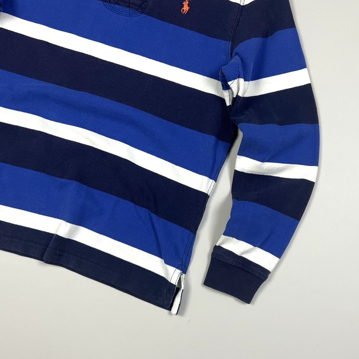 Polo Ralph Lauren × Rugby Ralph Lauren × Vintage Vintage Polo Ralph Lauren Striped Rugby Shirt Size S Size US S / EU 44-46 / 1 - 7 Thumbnail