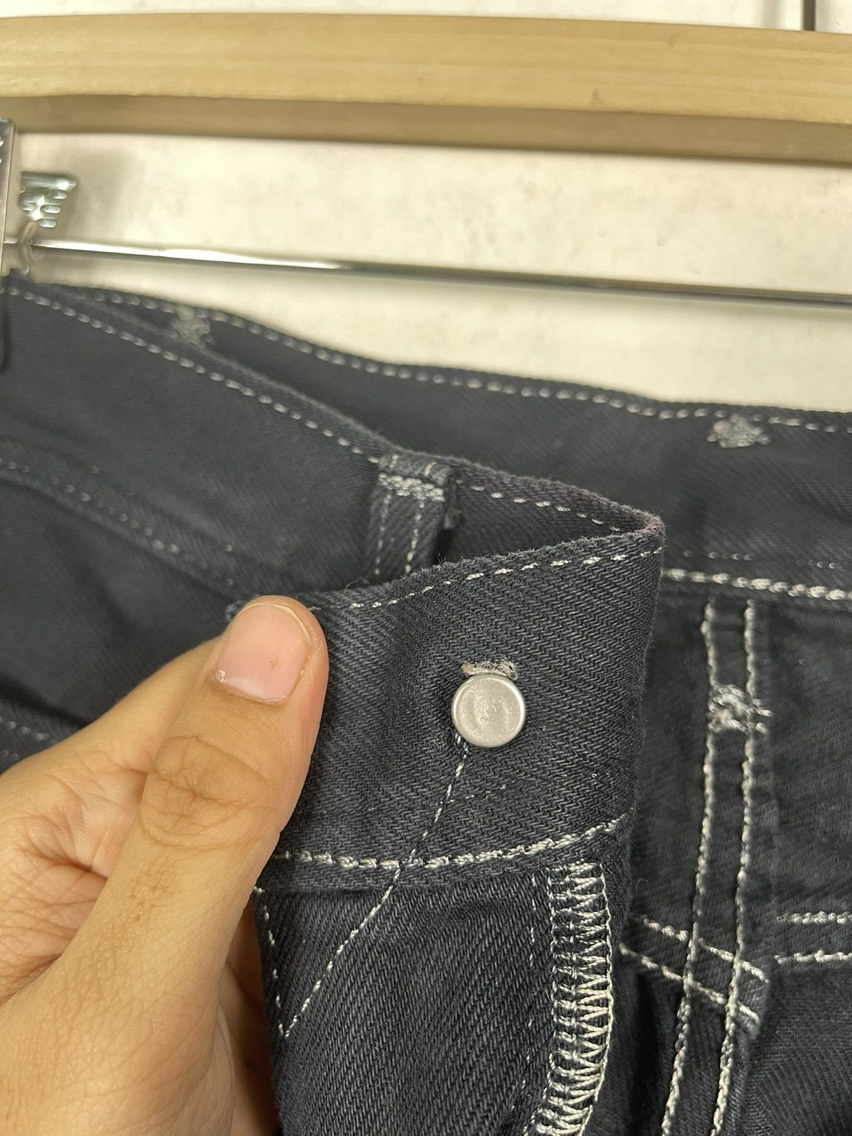 Levi's × Vintage LEVIS RED BLACK DENIM JEANS Size US 38 / EU 54 - 14 Thumbnail