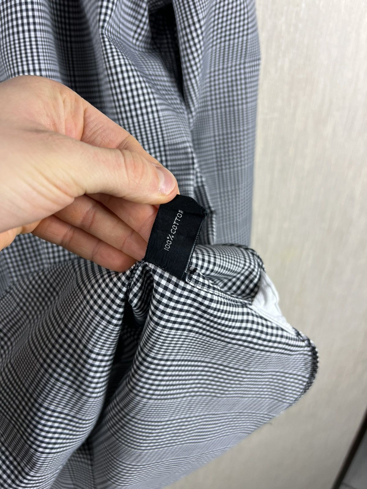 Tom Ford Tom Ford Prince of Wales checked classic button up shirt Size US L / EU 52-54 / 3 - 19 Thumbnail