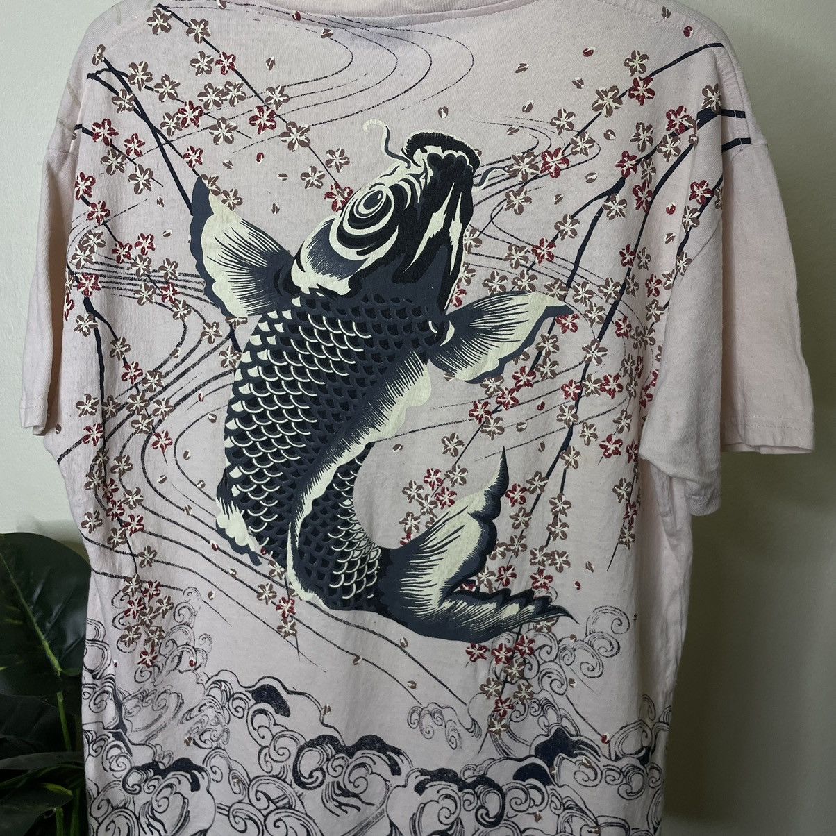 Ed Hardy × Japanese Brand Koi Fish Japanese Motive Ed Hardy Karakuri Style T Shirt Size US XL / EU 56 / 4 - 2 Thumbnail