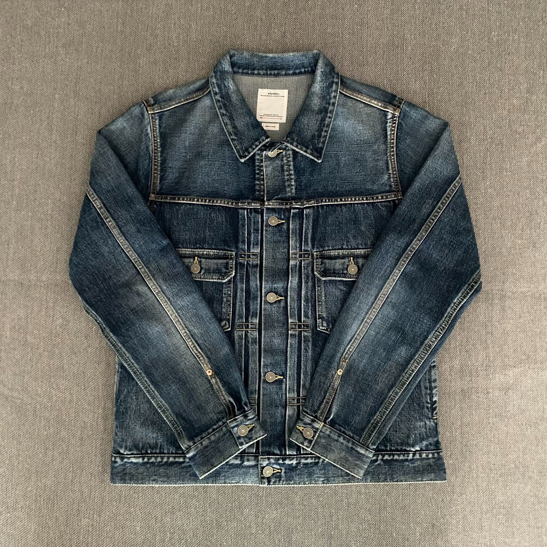 visvim ict denim jacket dry サイズ　4 Visvim Visvim ICT type 2 denim jacket | Grailed