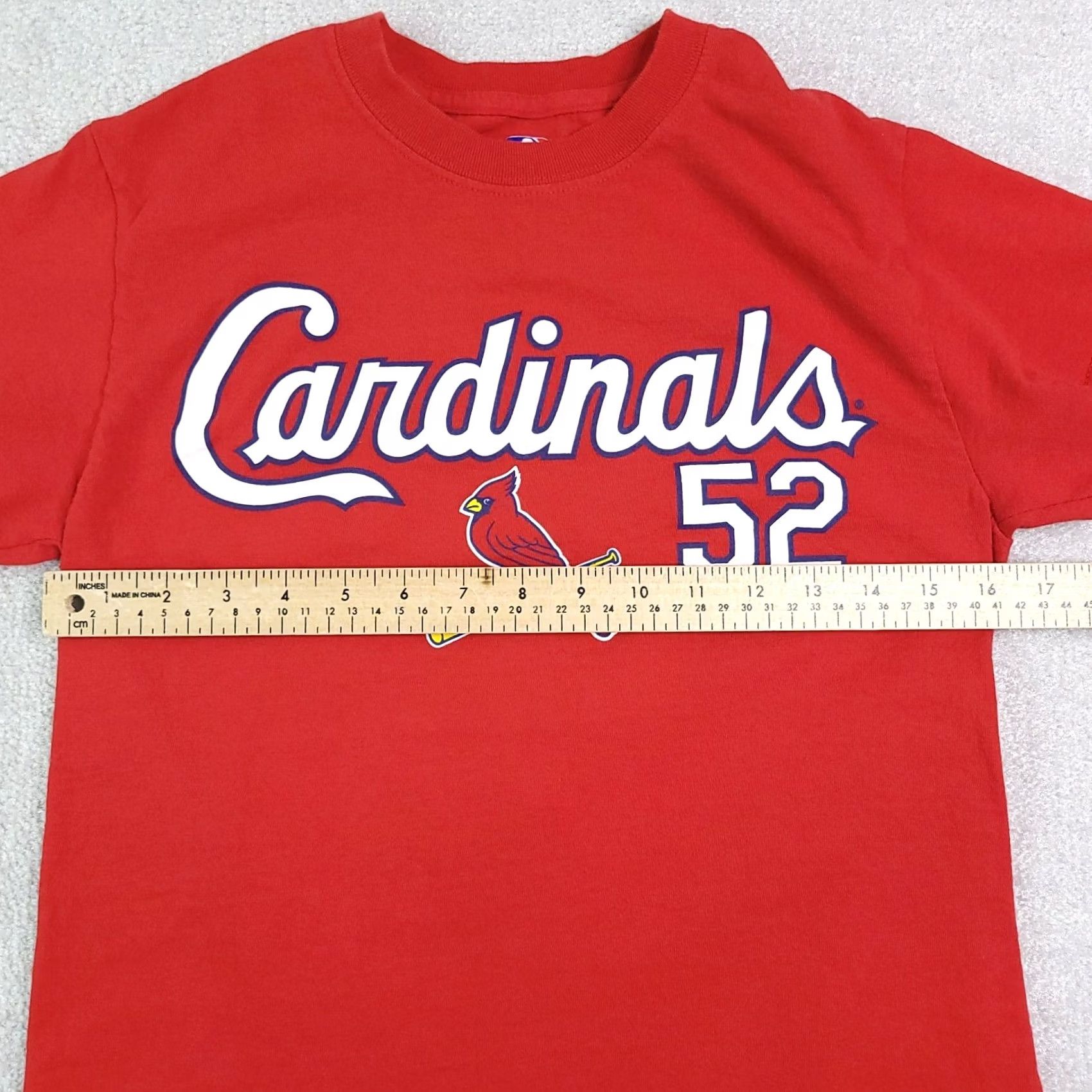 MLB MLB Genuine Merchandise STL Cardinals Wacha #52 T Shirt Adult Small Red PHOTOS Size US S / EU 44-46 / 1 - 4 Thumbnail