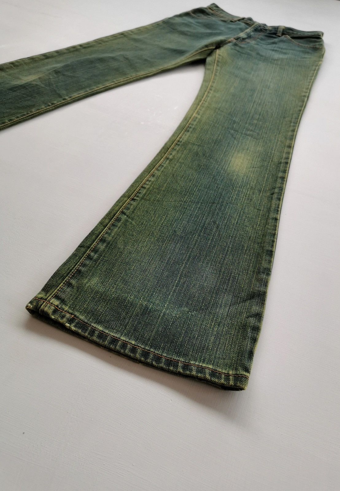 Wrangler Green Denim Vintage Wrangler Bootcut Jeans Size 28" / US 6 / IT 42 - 5 Thumbnail