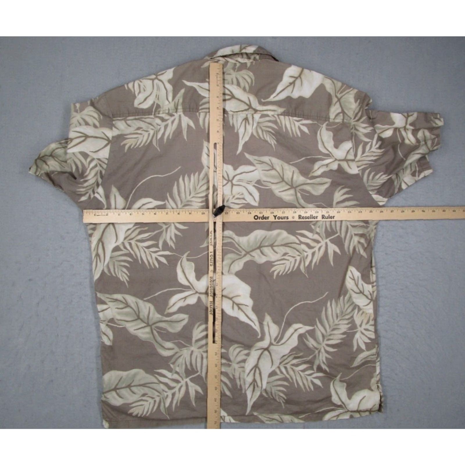 Vintage Kahala Shirt Mens XL Beige Floral Button-Up Hawaiian Cotton Lawn Tiki Size US XL / EU 56 / 4 - 4 Thumbnail