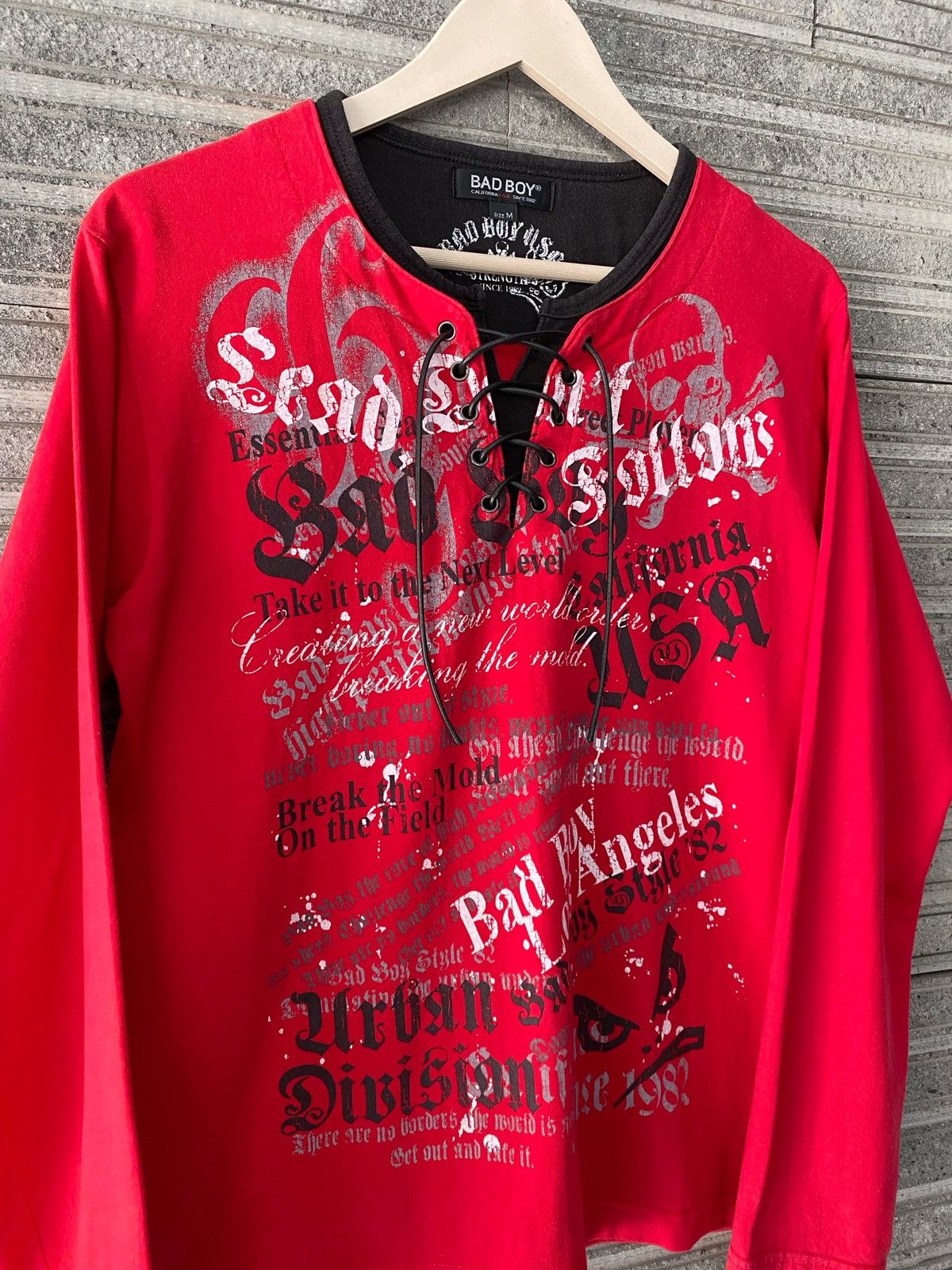 If Six Was Nine Y2K Bad Boy Poem Punks Style Long Sleeve Size US M / EU 48-50 / 2 - 2 Thumbnail