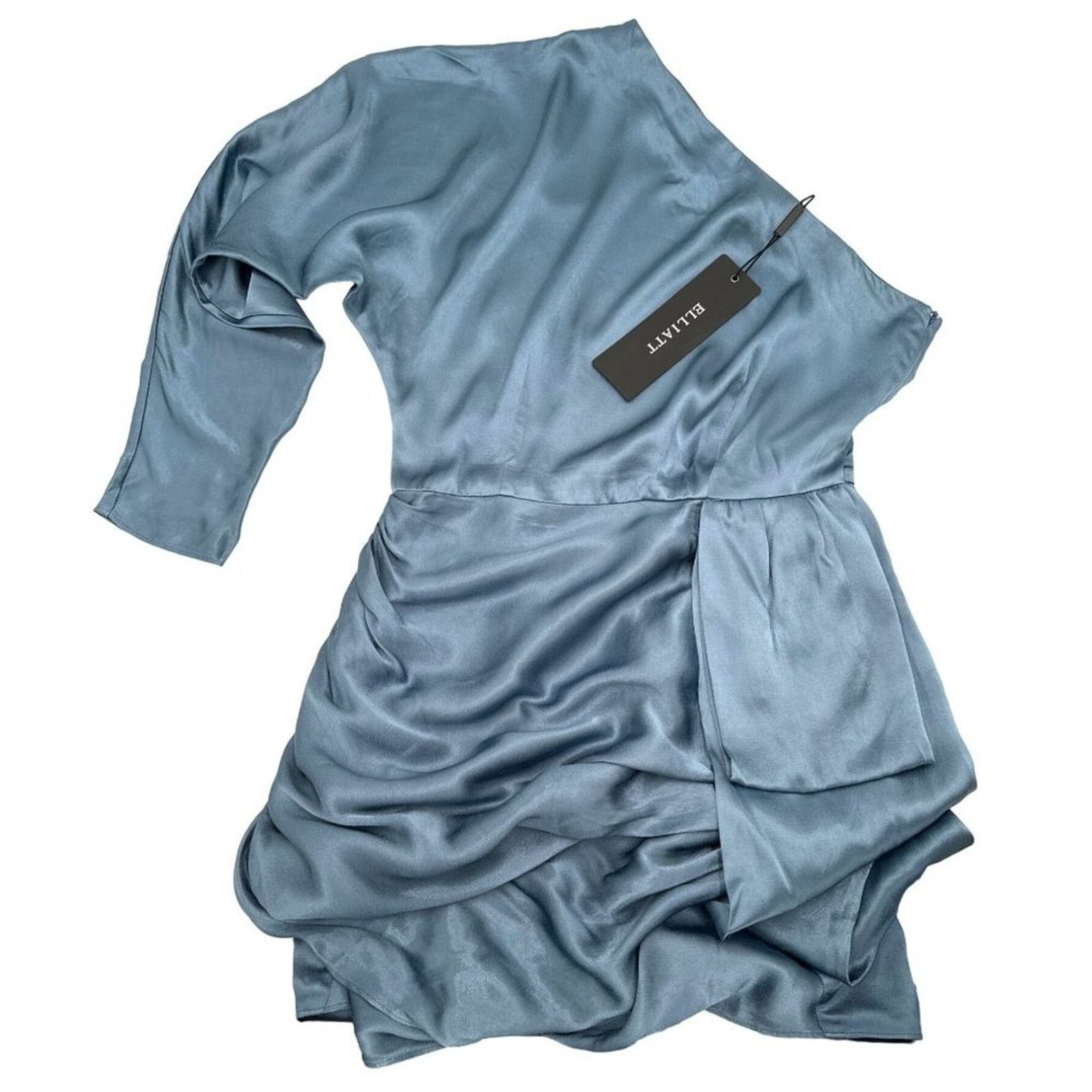 ELLIATT Elliatt Riviera Saronic Asymmetric One Shoulder Blue Small Size S / US 4 / IT 40 - 2 Thumbnail