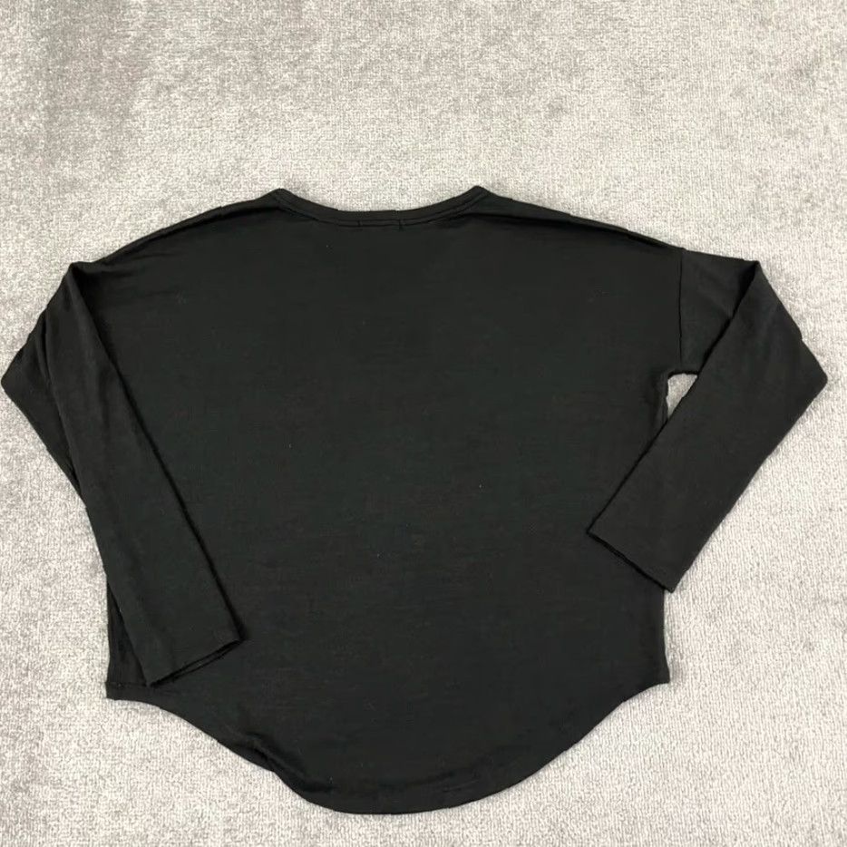 Rag & Bone RAG & BONE Shirt Womens Large Black Crew Neck Lightweight Stretch Dolman Sleeve Blouse Size L / US 10 / IT 46 - 7 Thumbnail