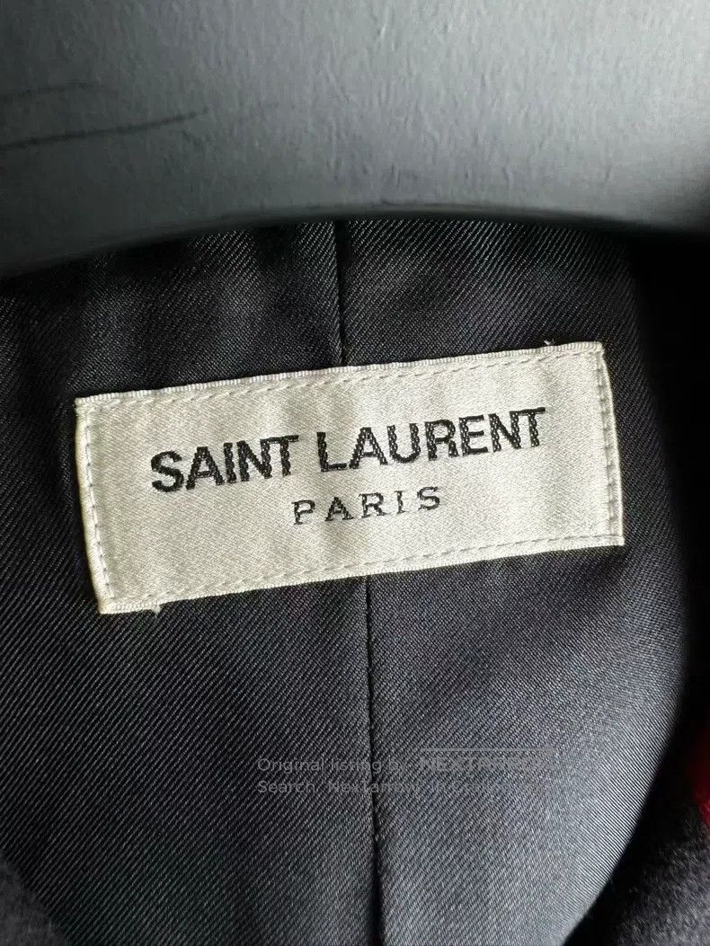Saint Laurent Paris Saint Laurent Paris Black and Red Court Jacket Size US M / EU 48-50 / 2 - 3 Thumbnail