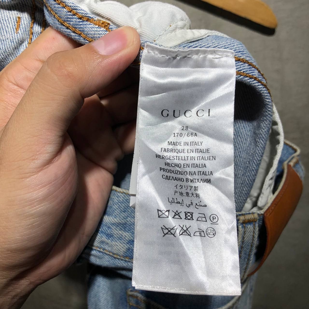 Gucci Gucci FW17 Punk Scribble denim pants Size US 28 / EU 44 - 18 Thumbnail