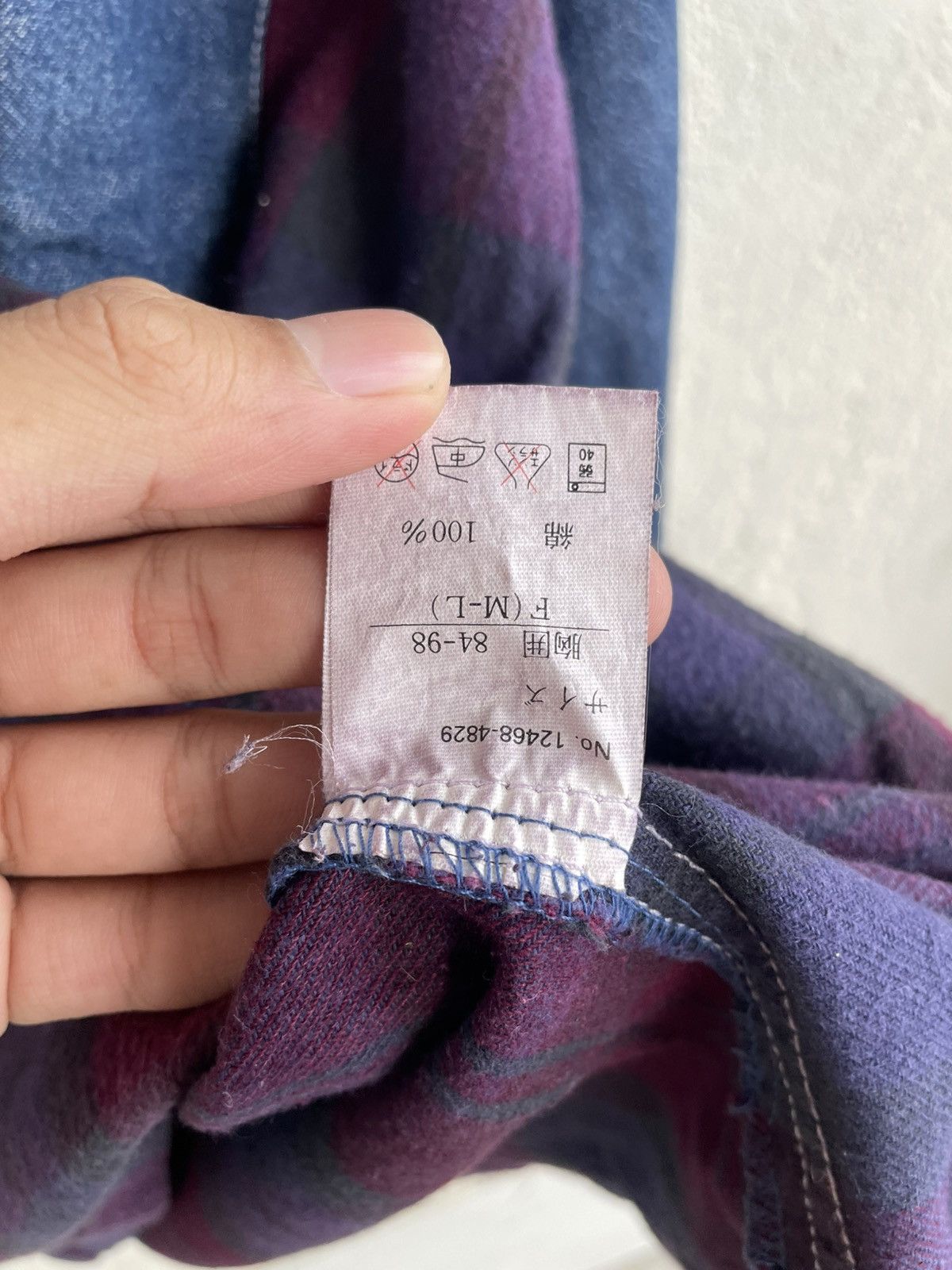 If Six Was Nine 2000s Hysteric Plaid Denim Flannel Y2K LGB RRL LGB japan Cdg Size US XXL / EU 58 / 5 - 7 Thumbnail