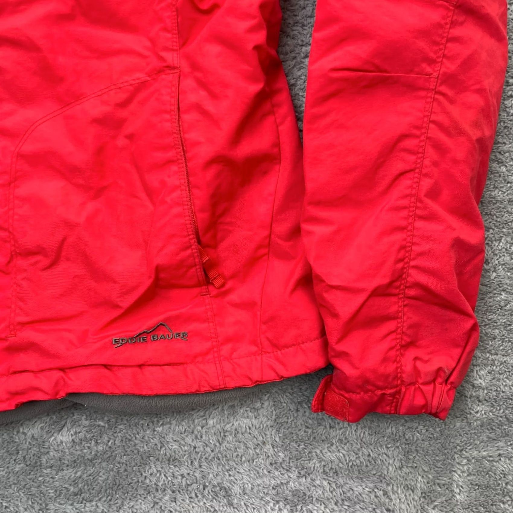 Eddie Bauer Eddie Bauer Jacket Womens Small Red Coat Fleece Lined Full Zip Insulated Hooded Size S / US 4 / IT 40 - 4 Thumbnail