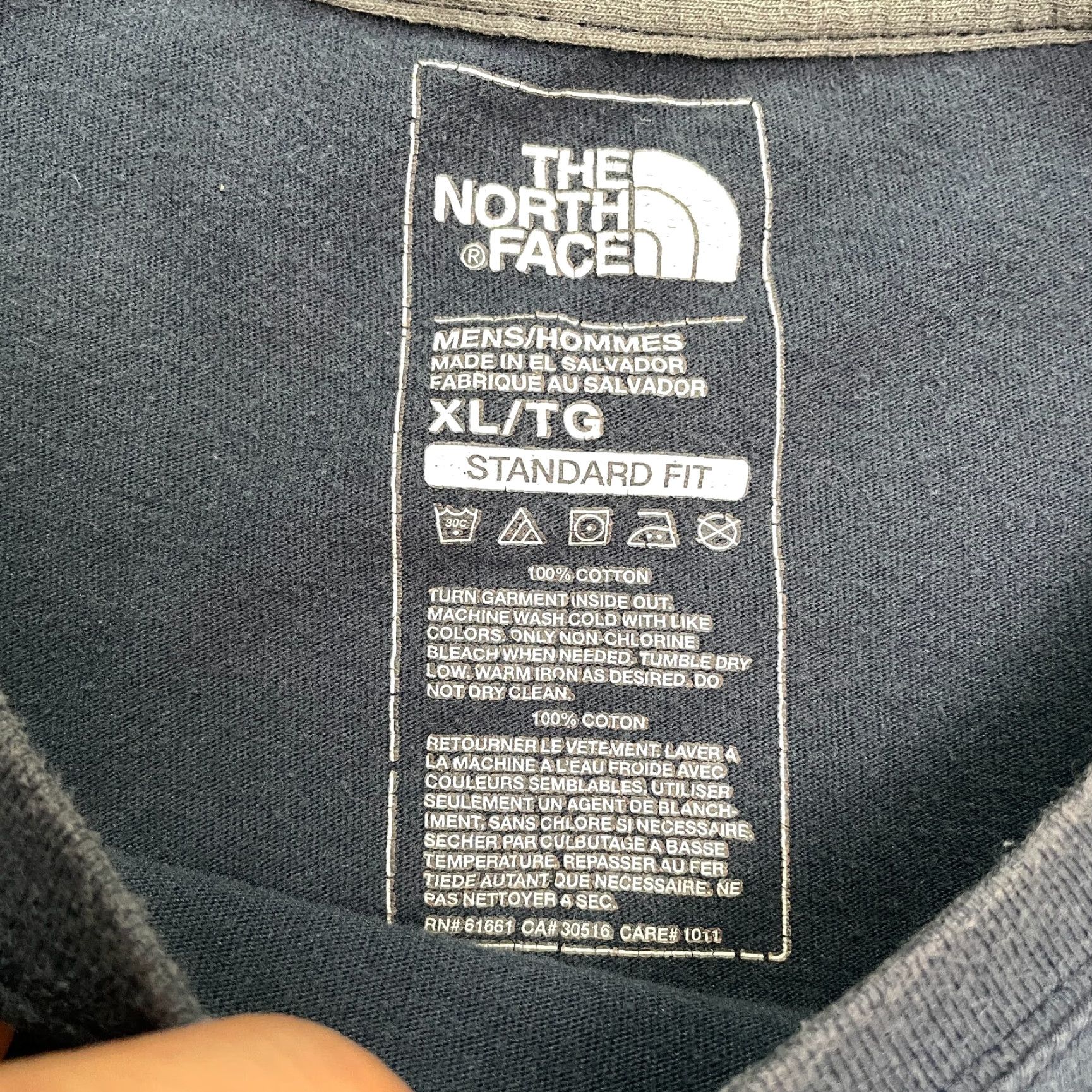The North Face The North Face T-Shirt Mens XL Blue Crew Neck Graphic Standard Fit Tee Size US XL / EU 56 / 4 - 7 Thumbnail