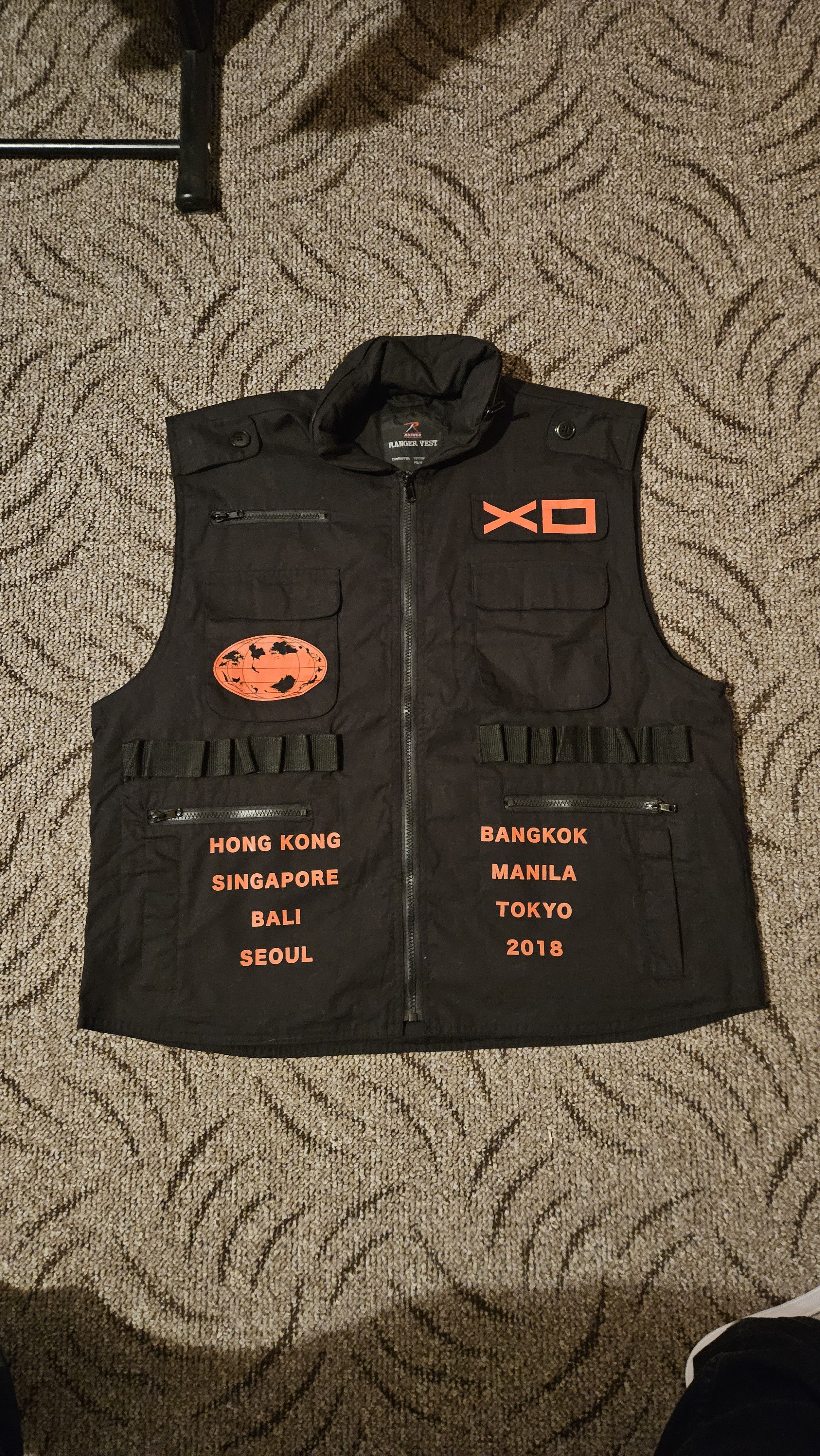 image of The Weeknd Asia Vest in Black, Men's (Size XL)