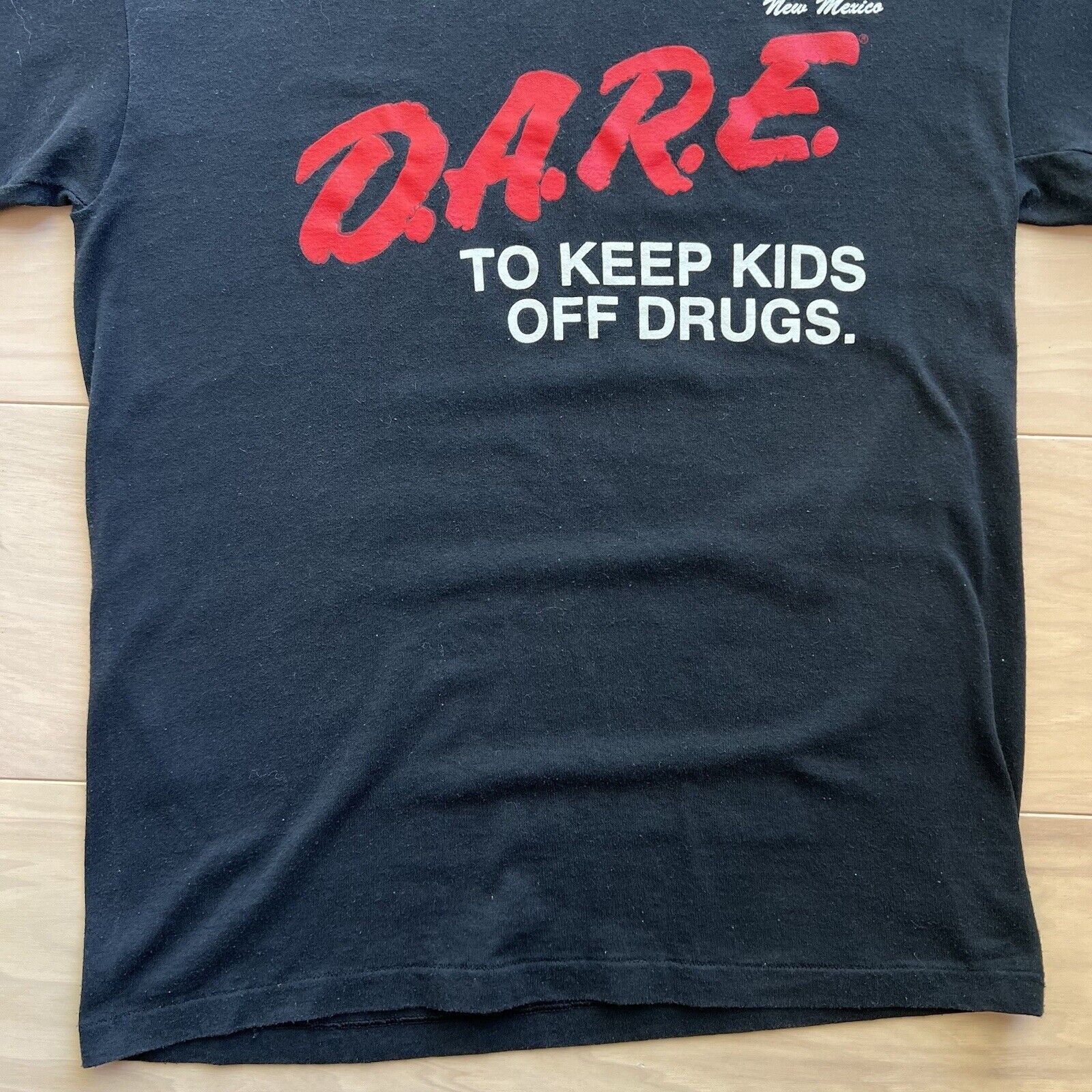Vintage Vintage Dare Shirt Small Black 90s To Keep Kids Off Drugs Size US S / EU 44-46 / 1 - 4 Thumbnail