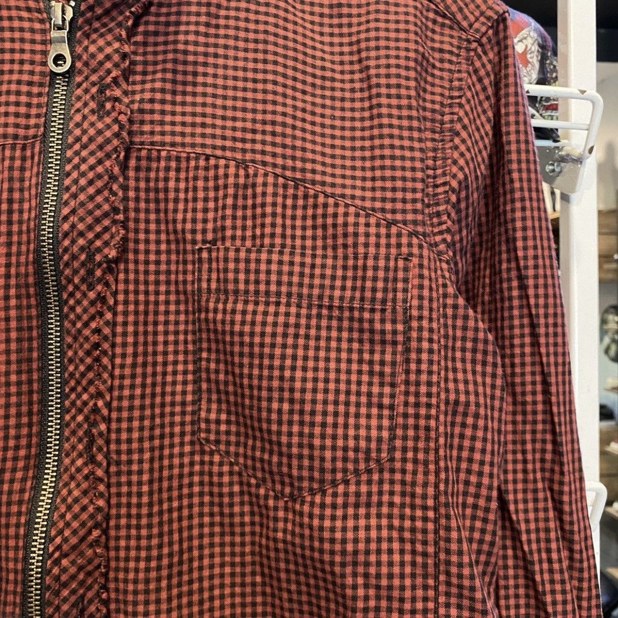PPFM PPFM Flannel Hoodie Checkered Plaid Shirt Size US M / EU 48-50 / 2 - 7 Thumbnail