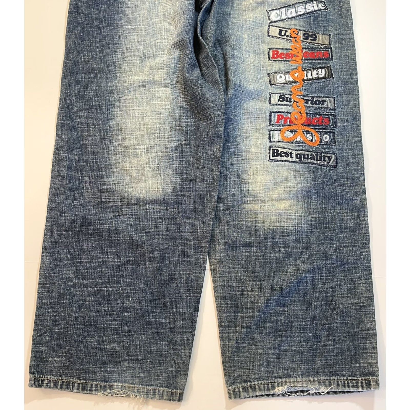 Rocawear VINTAGE Rocawear Jeans Denim Baggy 90s Streetwear Men 34 Blue Regular 34 Inseam Front Zip Size US 34 / EU 50 - 7 Thumbnail
