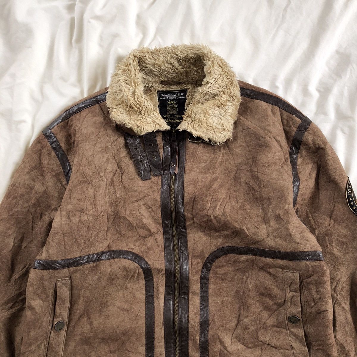 Japanese Brand KISSMARK Type B 3 Shearling Jacket Size US L / EU 52-54 / 3 - 4 Thumbnail