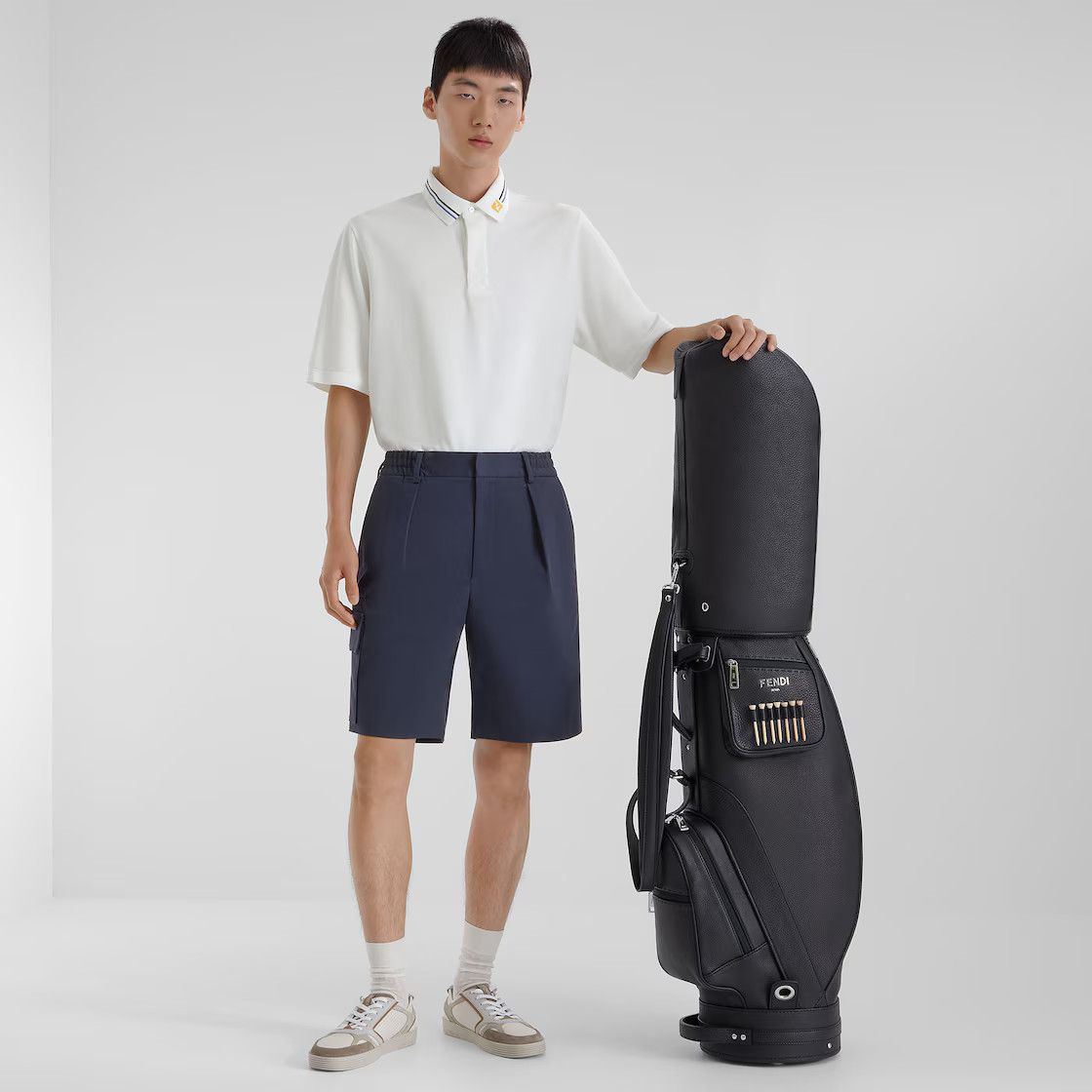 Fendi o1w1db10825 7AL027 Size: OS / Selleria Golf Bag in Black Size ONE SIZE - 4 Thumbnail