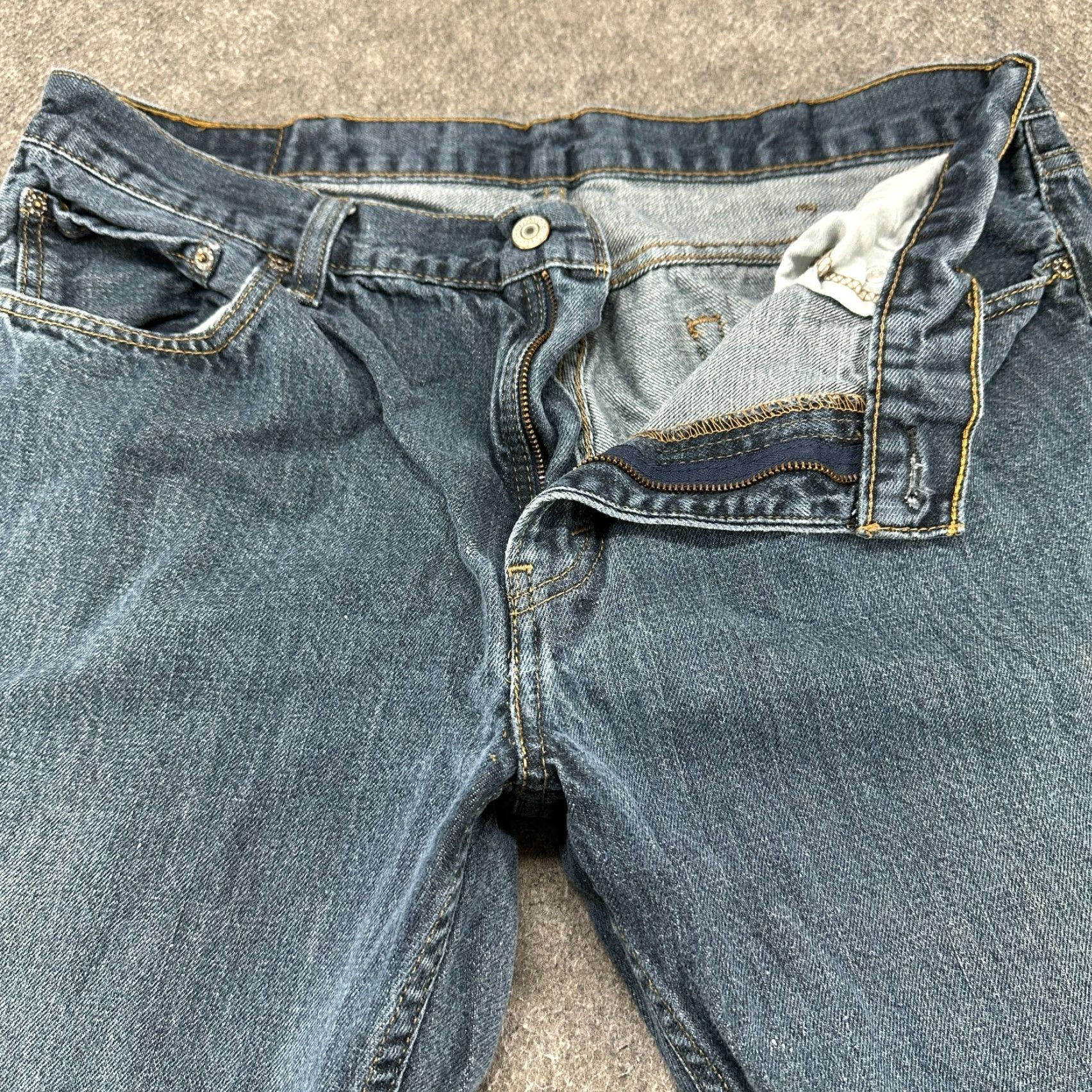 Levi's Levi's 527 Jeans Regular 38x32 Blue Bootcut Denim Cowboy Cotton Vintage No Size US 38 / EU 54 - 2 Thumbnail