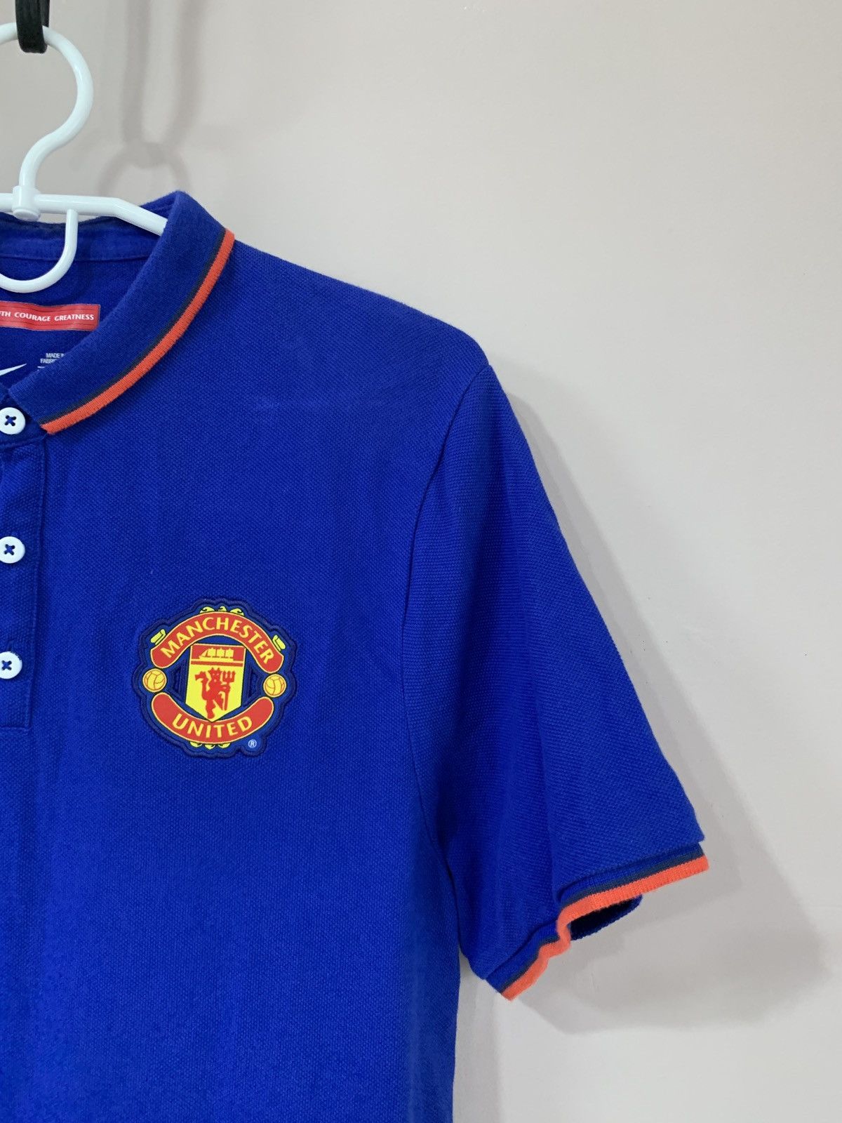 Nike Manchester United Nike blue polo shirt football soccer Size US M / EU 48-50 / 2 - 5 Thumbnail