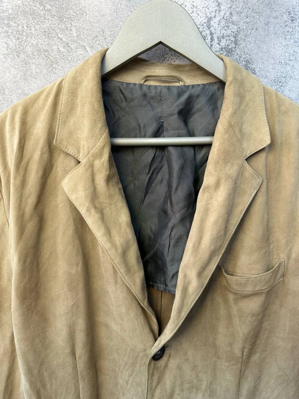 Armani Collezioni Armani Collezioni Velour Coat Vintage Single-Breasted Size XL / US 12-14 / IT 48-50 - 5 Thumbnail