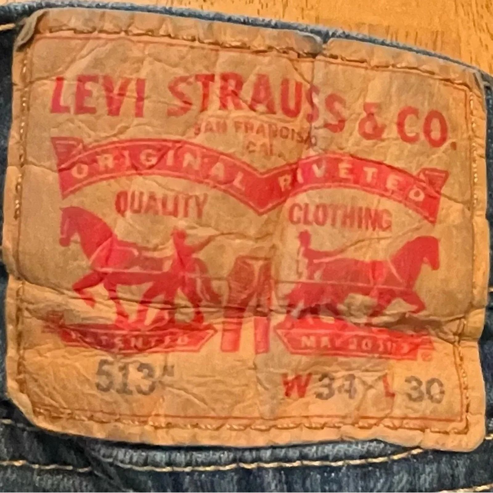 Levi's Levi’s 513 jeans, size 34/30 Size US 34 / EU 50 - 4 Thumbnail