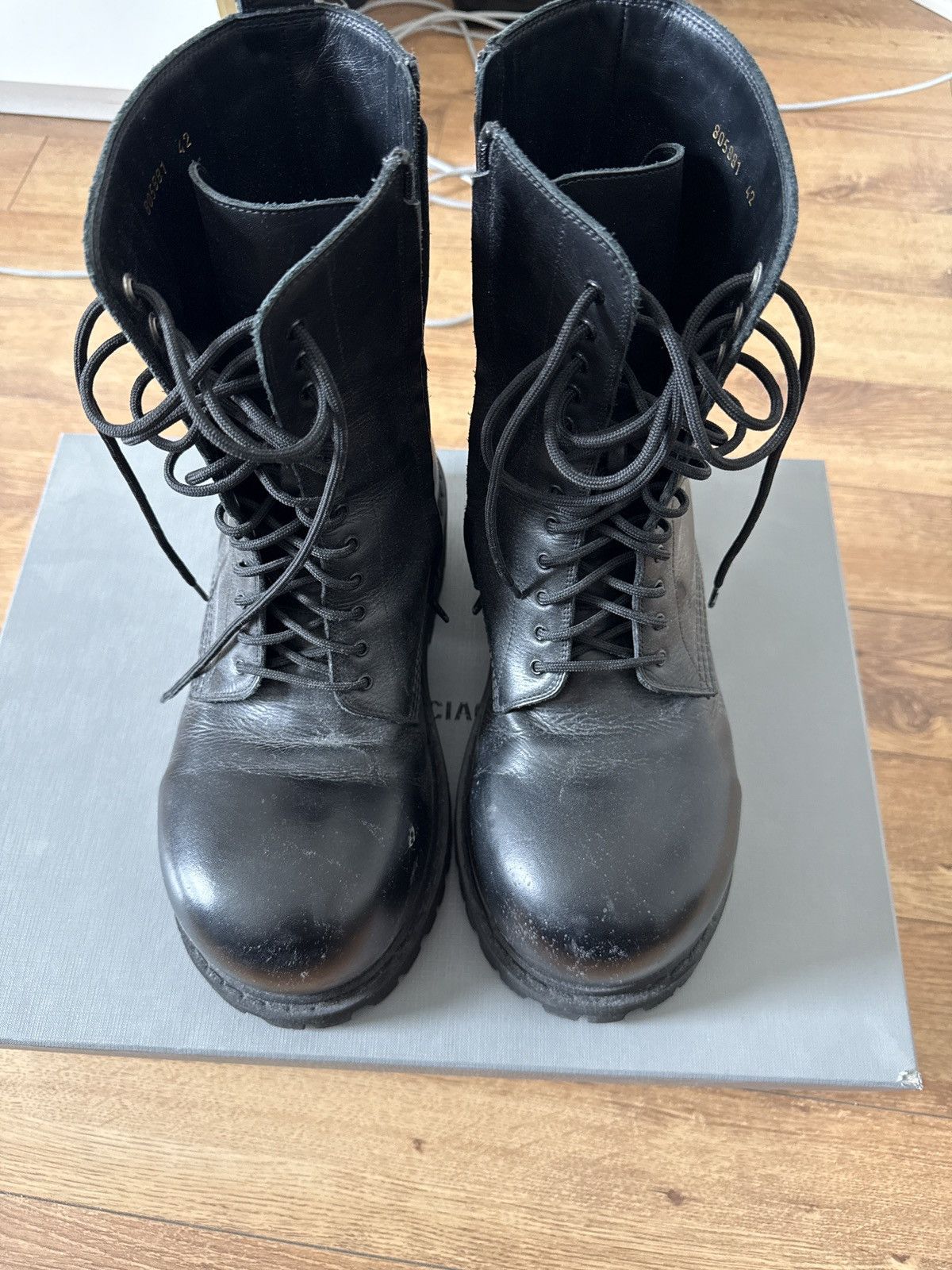 Balenciaga Balenciaga Stomper Boots Black EU42 Size US 9 / EU 42 - 7 Thumbnail