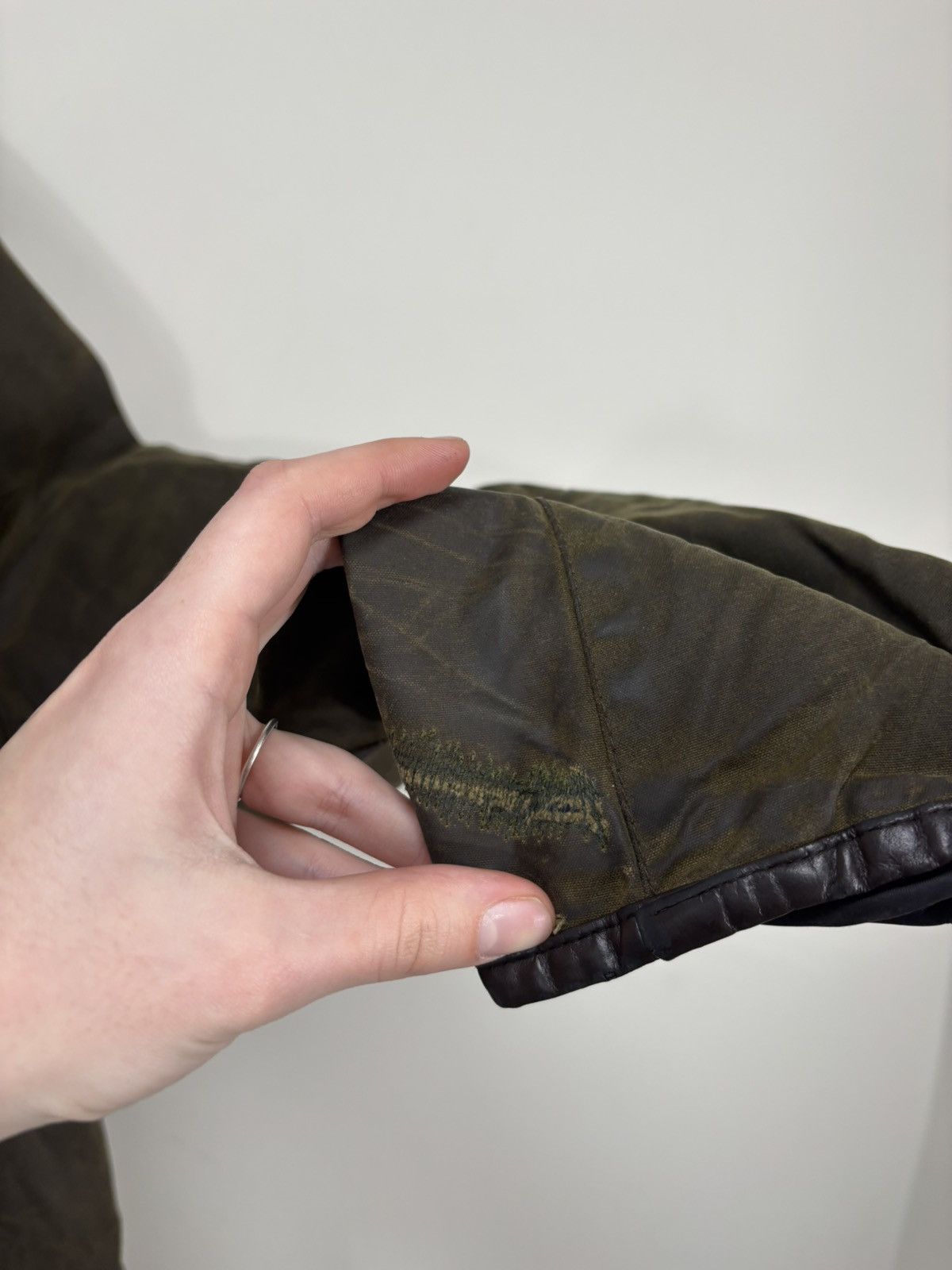 Barbour Barbour Longhurst Wax Cotton Men’s Khaki Waxed Jacket Coat Size US XXL / EU 58 / 5 - 16 Thumbnail
