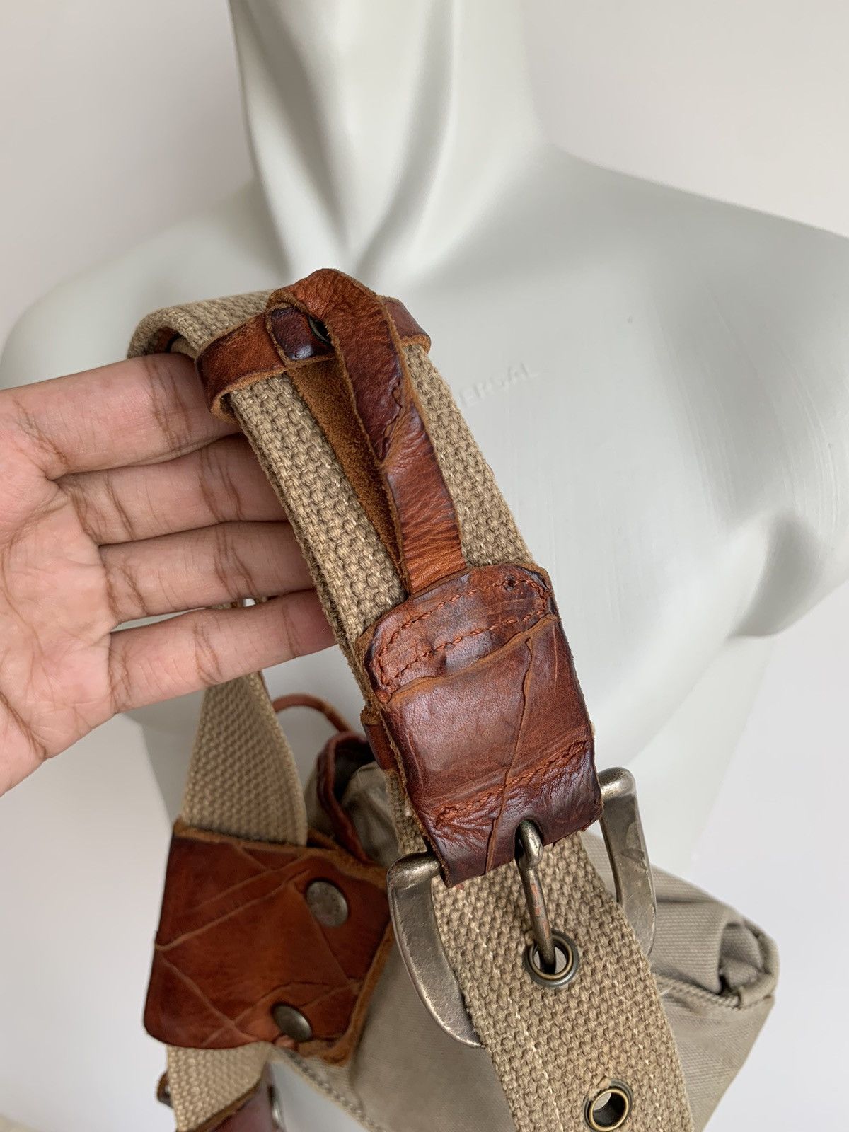 Genuine Leather Unison Dept Cargo Utility Bag Size ONE SIZE - 16 Thumbnail