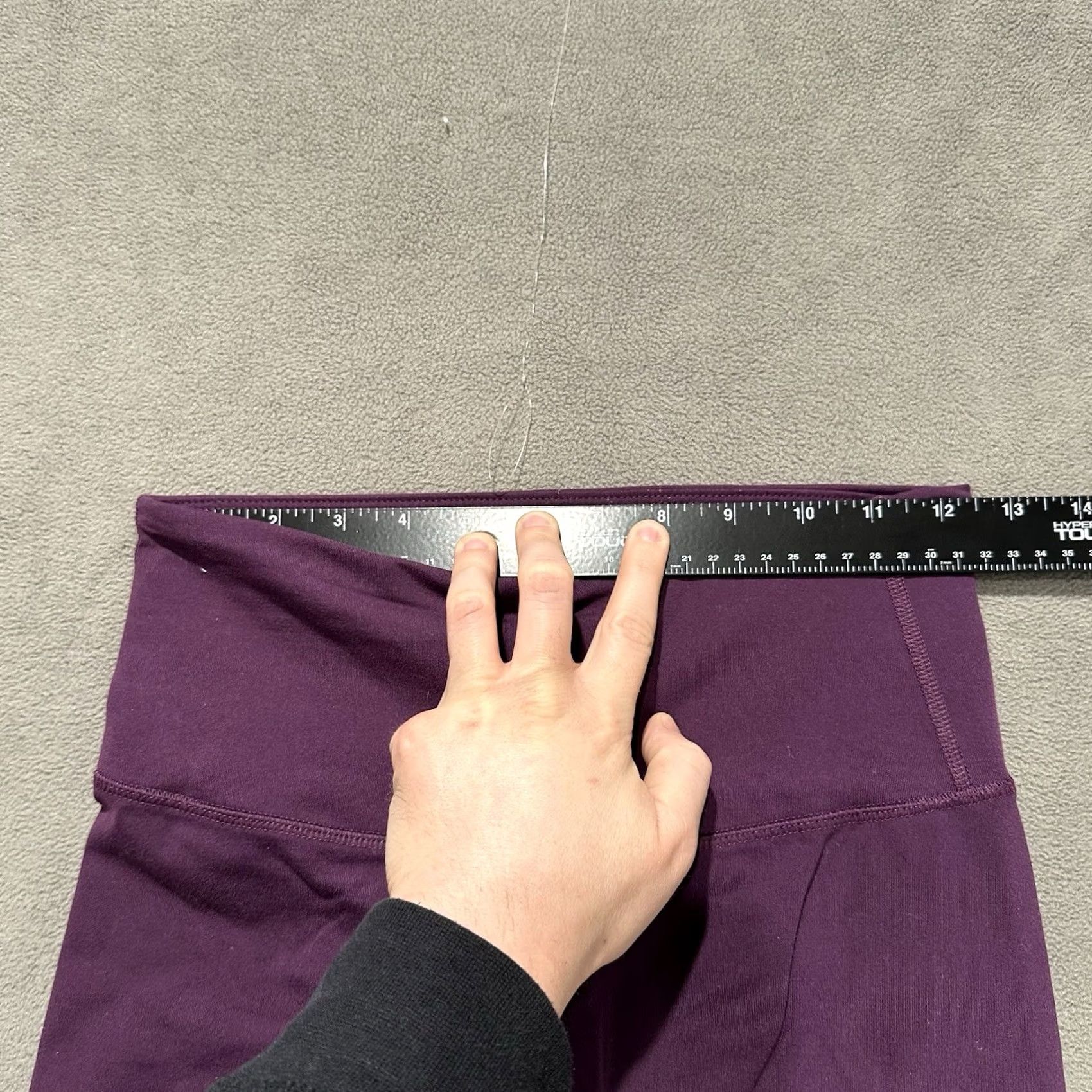 Old Navy Old Navy Leggings Womens Small Purple Go Dry Yoga Ankle Stretch EUC Size 28" / US 6 / IT 42 - 4 Thumbnail