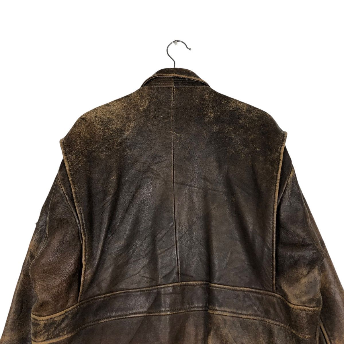 Vintage 🔥VINTAGE LEATHER JACKET AIR FORCE MILITARY BUZZ RICKSONS Size US M / EU 48-50 / 2 - 13 Thumbnail