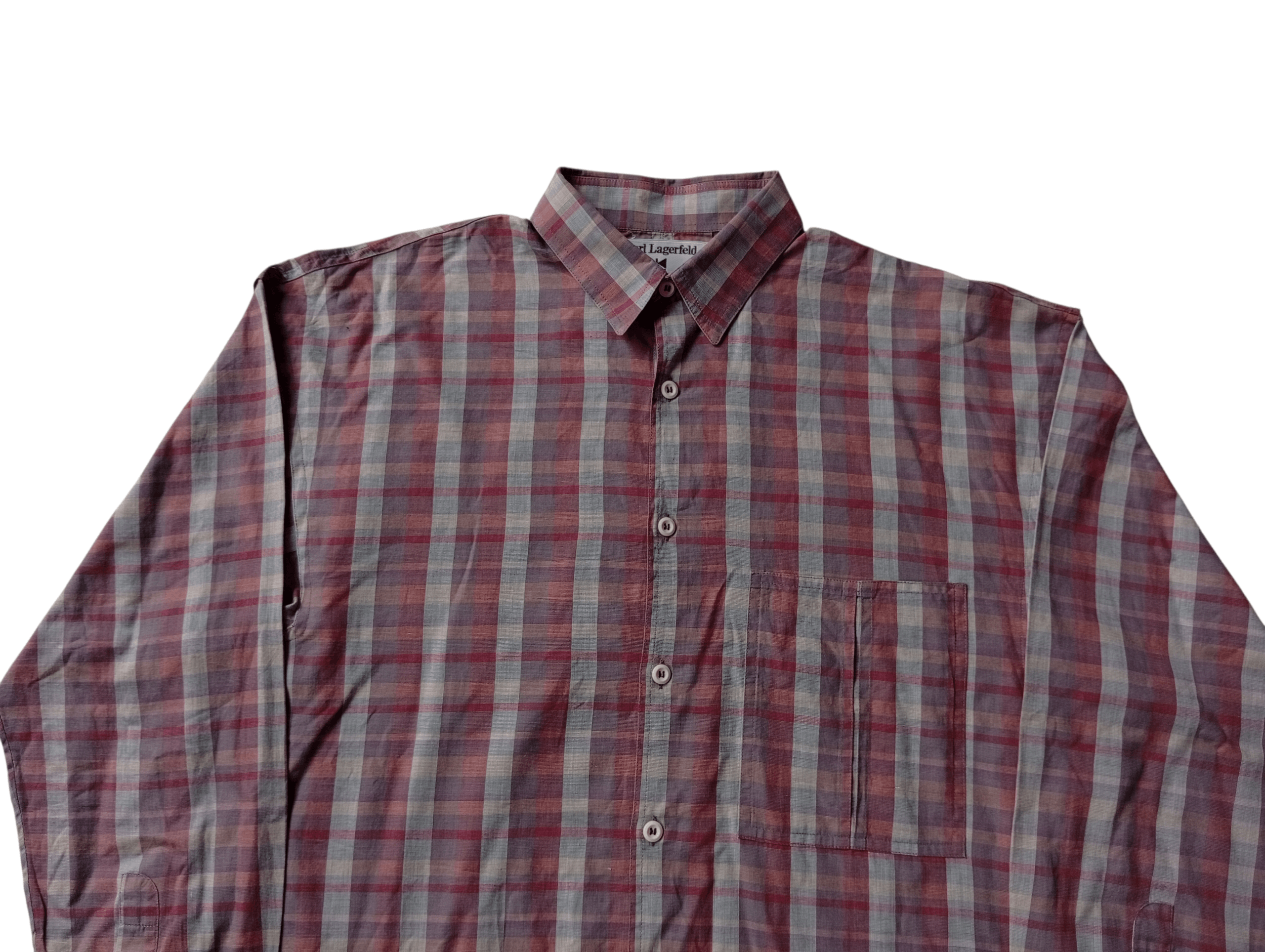Karl Lagerfeld Vintage Karl Lagerfeld button shirt Size US L / EU 52-54 / 3 - 2 Thumbnail