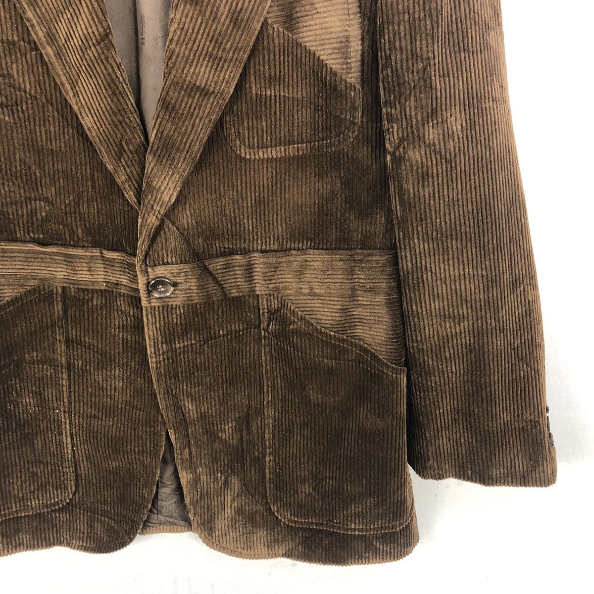 Lanvin Lanvin Luxury Corduroy Blazer Jacket Size US XS / EU 42 / 0 - 3 Thumbnail