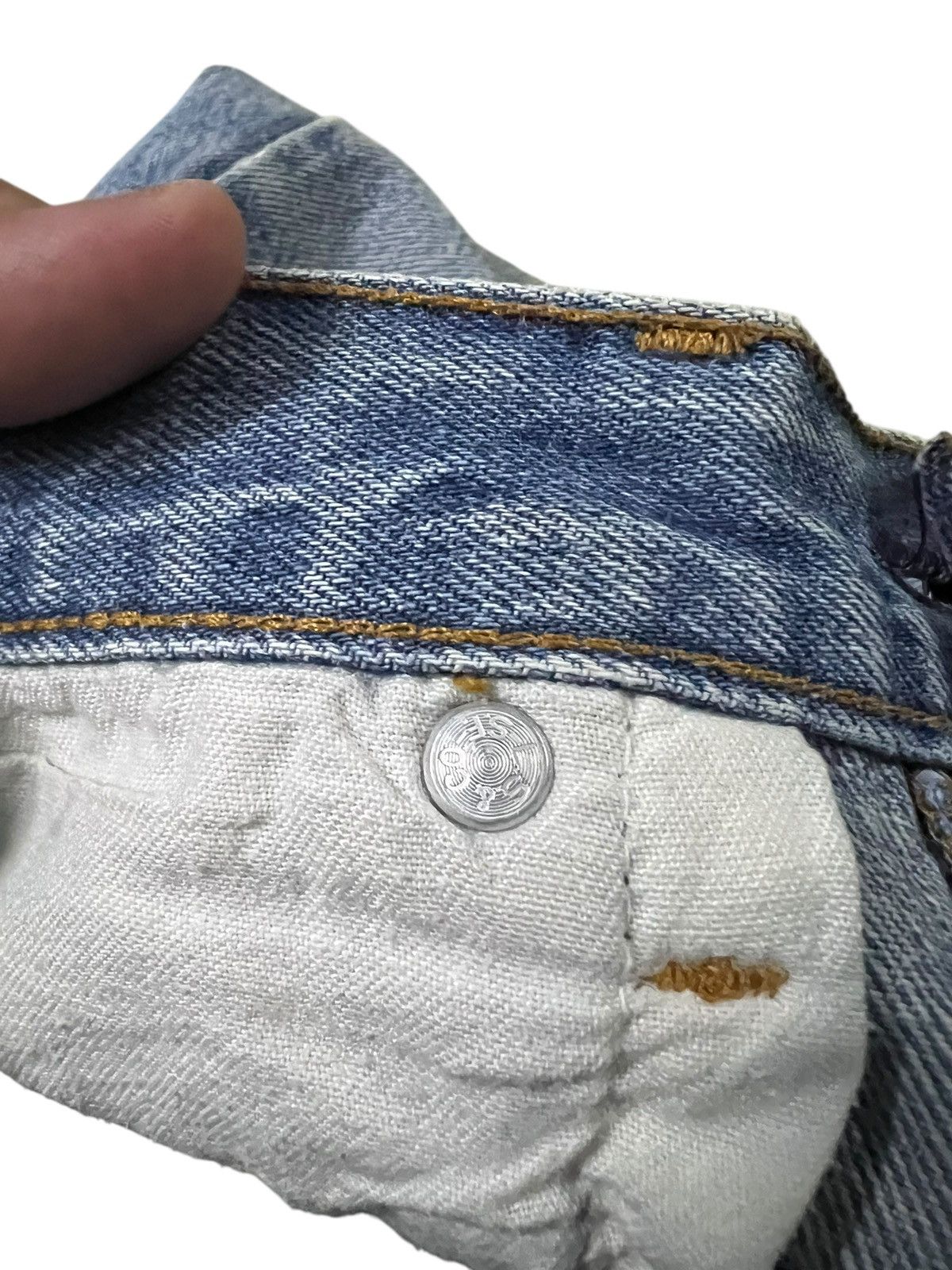 Levi's 80’s Vintage Levi’s 501 Mud Wash Jean Size US 29 - 21 Thumbnail