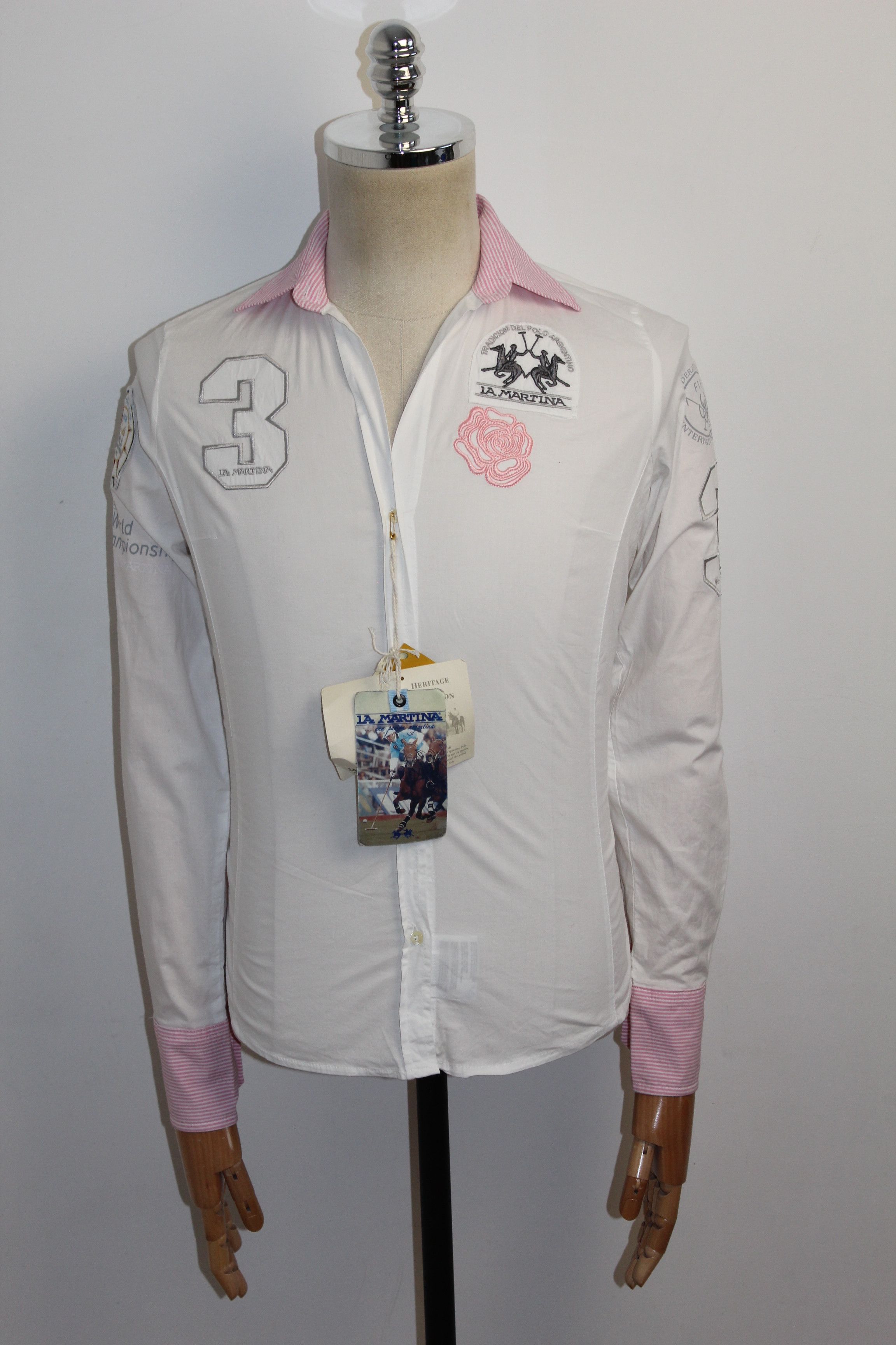 La Martina Women's LA MARTINA Long Sleeve Shirt Top Size S / US 4 / IT 40 - 2 Thumbnail