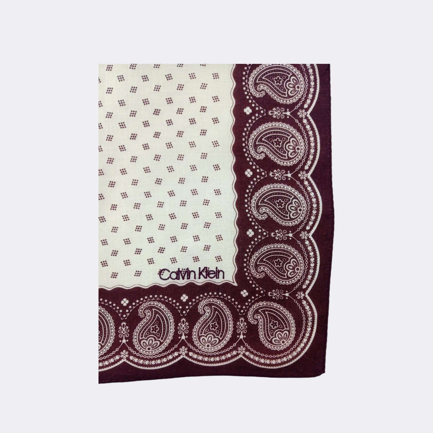 Calvin Klein Vintage Calvin Klein Handkerchief Neckerchief Bandana H346I Size ONE SIZE - 3 Thumbnail