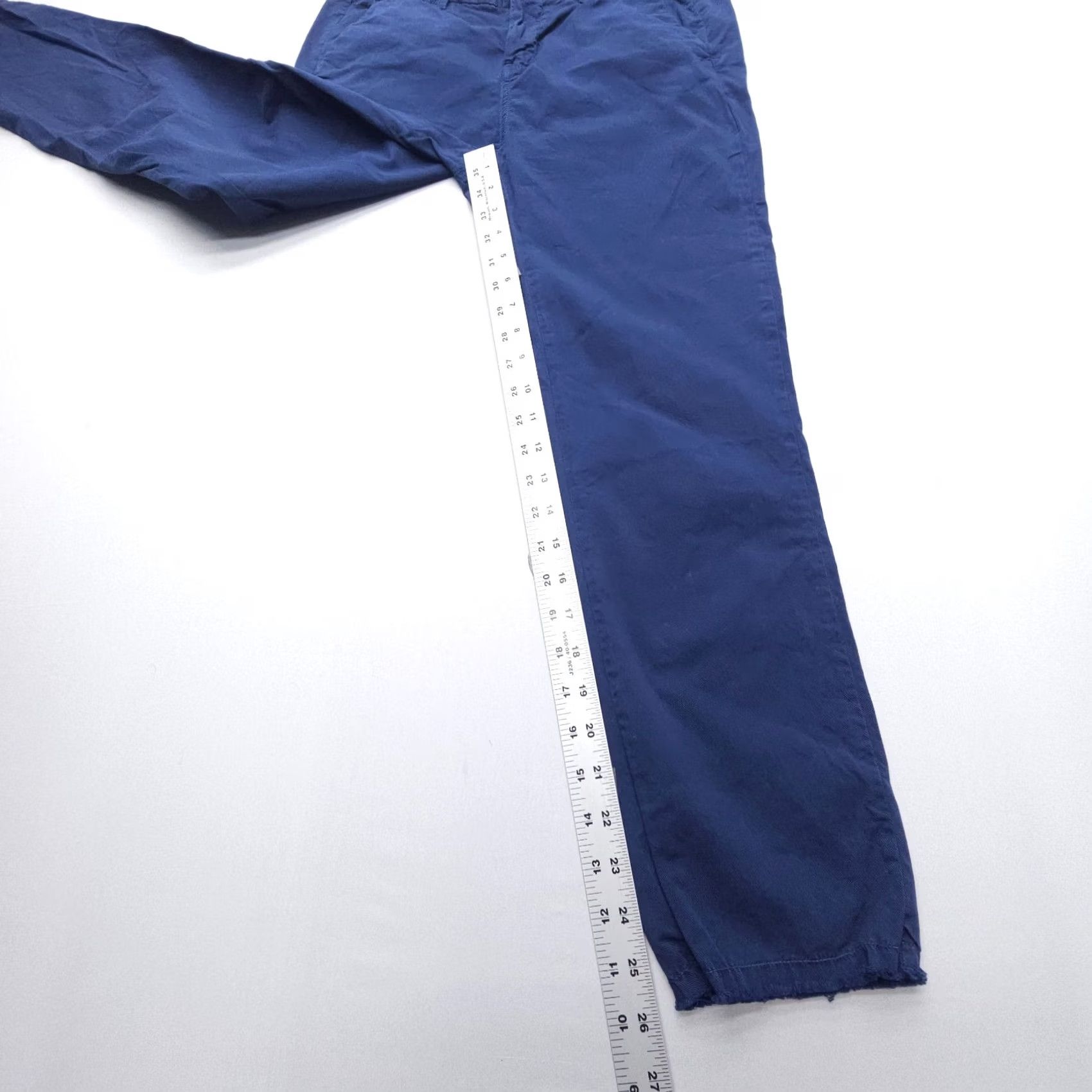Nili Lotan Nili Lotan Montauk Pants 2 Marine Blue Chino Crop Cotton Blend Stretch Straight Fall (Mens) Size 26" / US 2 / IT 38 - 5 Thumbnail
