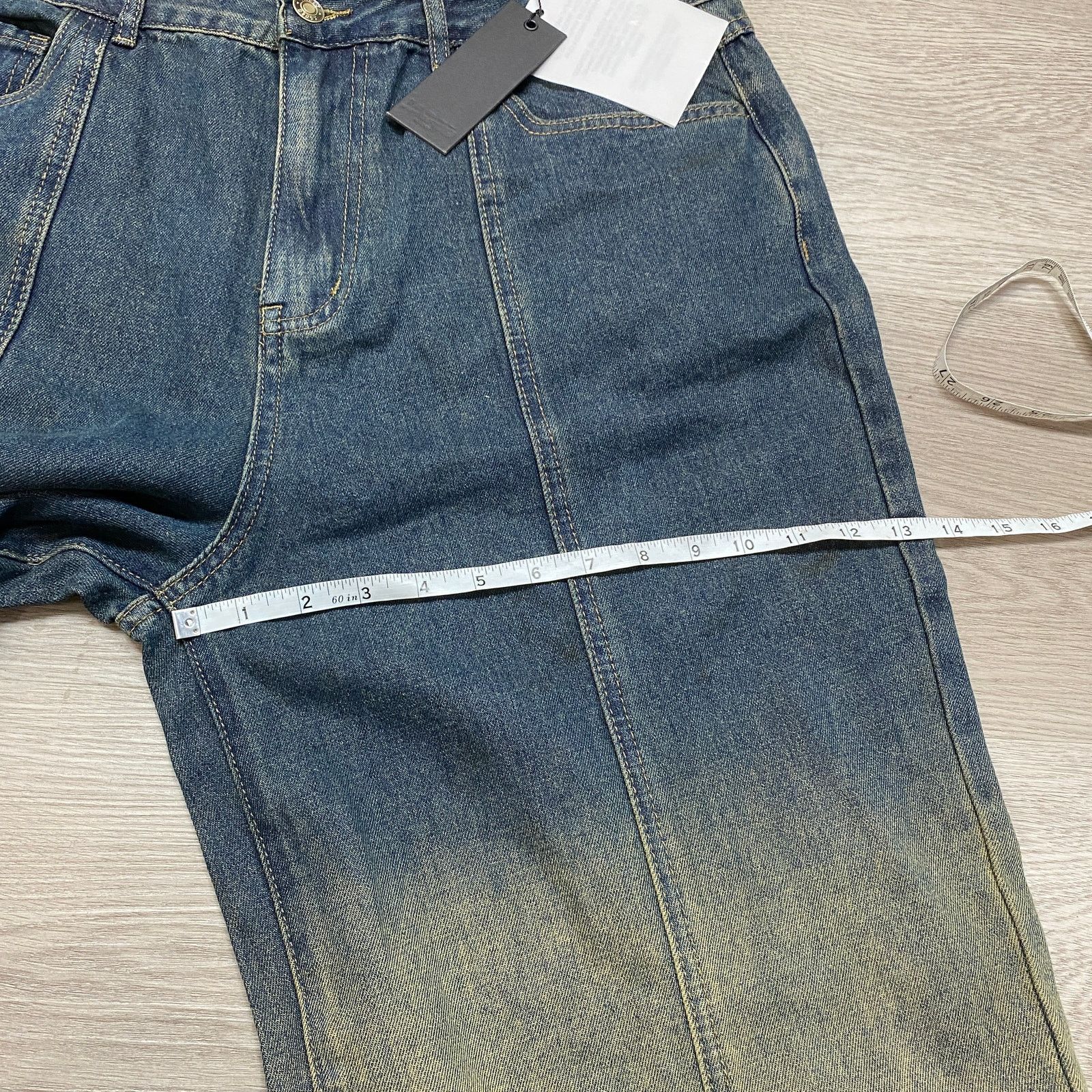 Jaded London NWT Jaded London Skirt Over Trouser Ombre Faded Jeans 30x31 Size US 30 / EU 46 - 8 Thumbnail