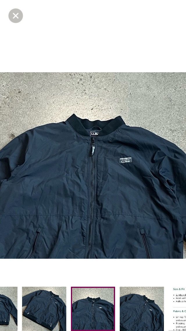 Lands' End Lands End Men’s 3 Season Bomber Jacket XXL Size US XXL / EU 58 / 5 - 4 Thumbnail
