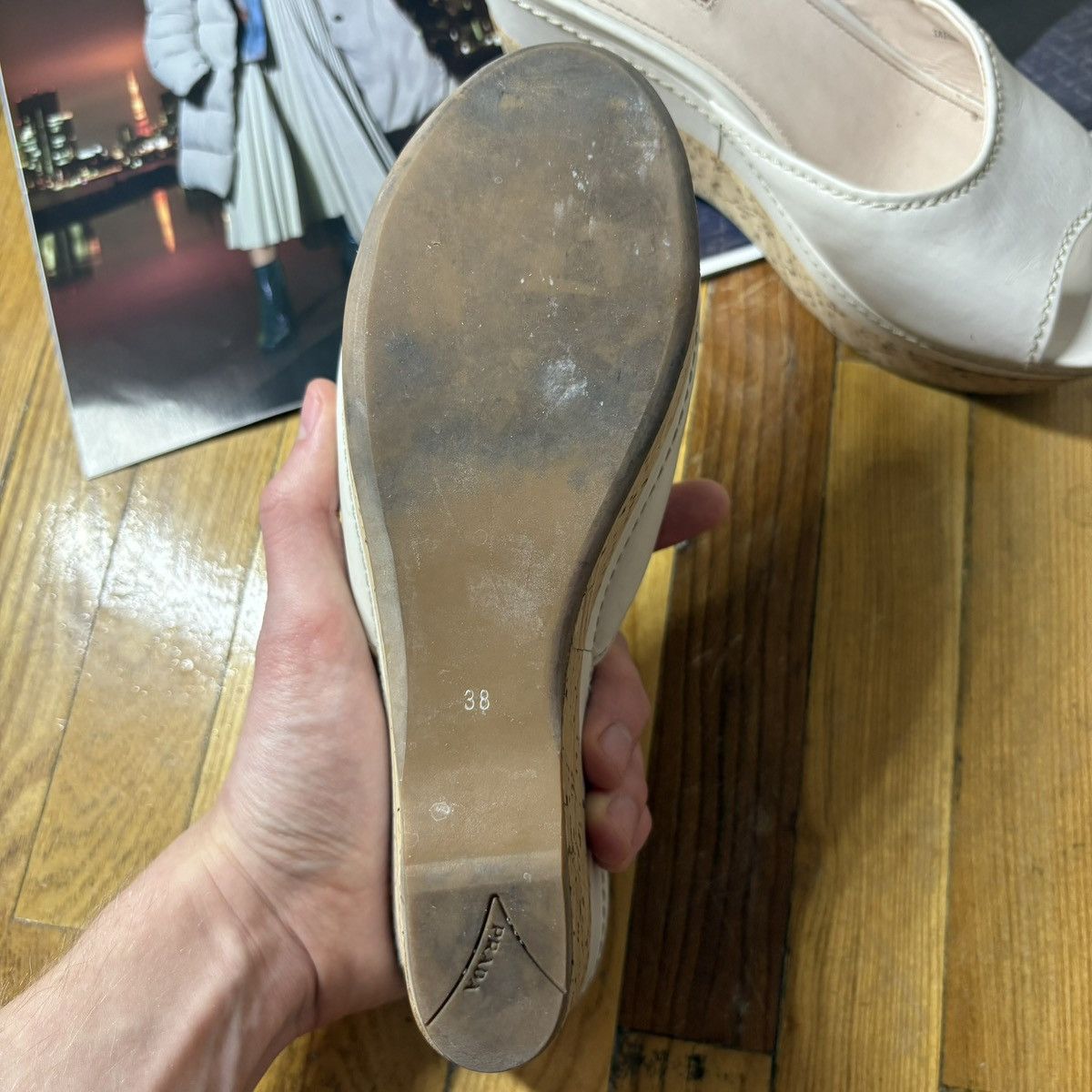 Prada Prada Vintage Mules 90s Italian Design Platform Heels Size US 8 / IT 38 - 4 Thumbnail