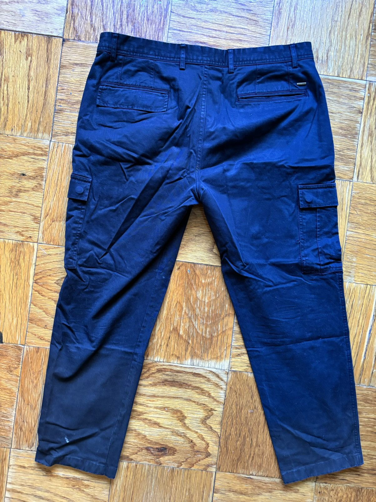 Mango Black Cargo Pants Size US 36 / EU 52 - 4 Thumbnail