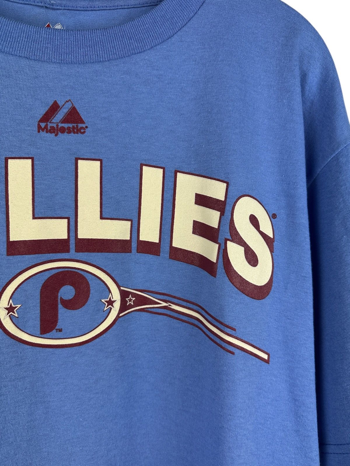 Majestic NWT🏷️ Philadelphia Phillies MLB Archive T-Shirt Cooperstown Size US M / EU 48-50 / 2 - 13 Thumbnail