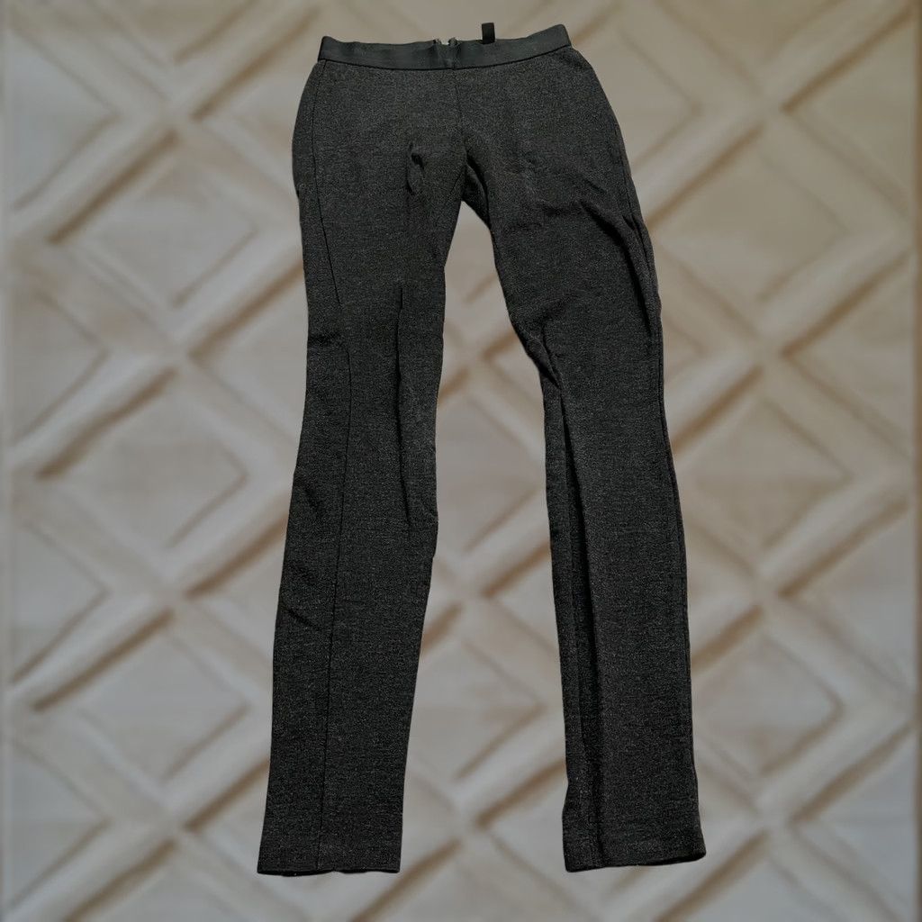 J.Crew J.Crew Compression Leggings Womens 00R Gray Mid Rise Stretch Zip 24x29 - Leggings, Activewear, Cross Training, Yoga, Walking, School, Travel Size 24" / US 00 / IT 34 - 1 Thumbnail