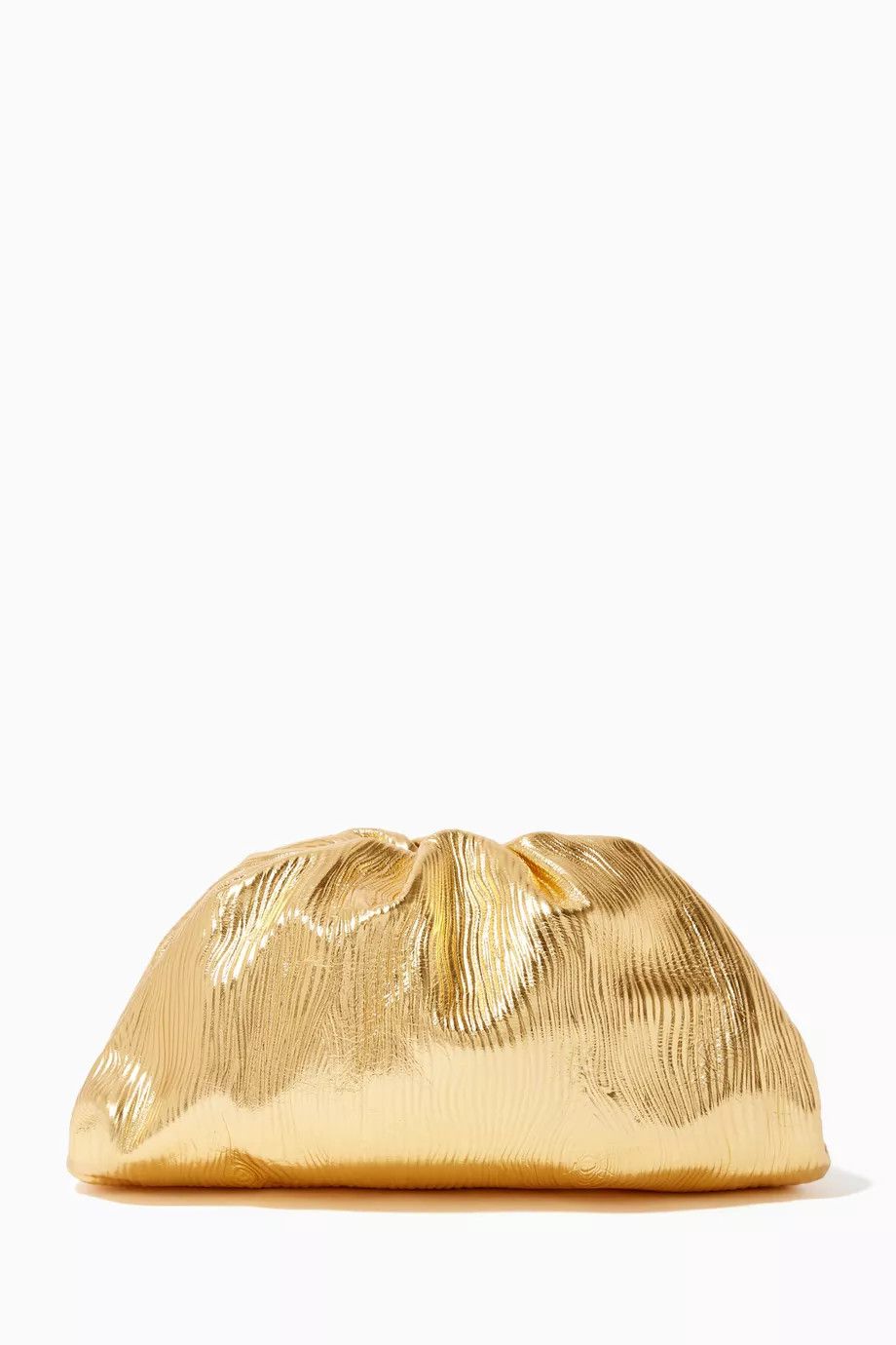Bottega Veneta o1loc1c0824 Size: OS / Pouch in Gold Size ONE SIZE - 1 Thumbnail