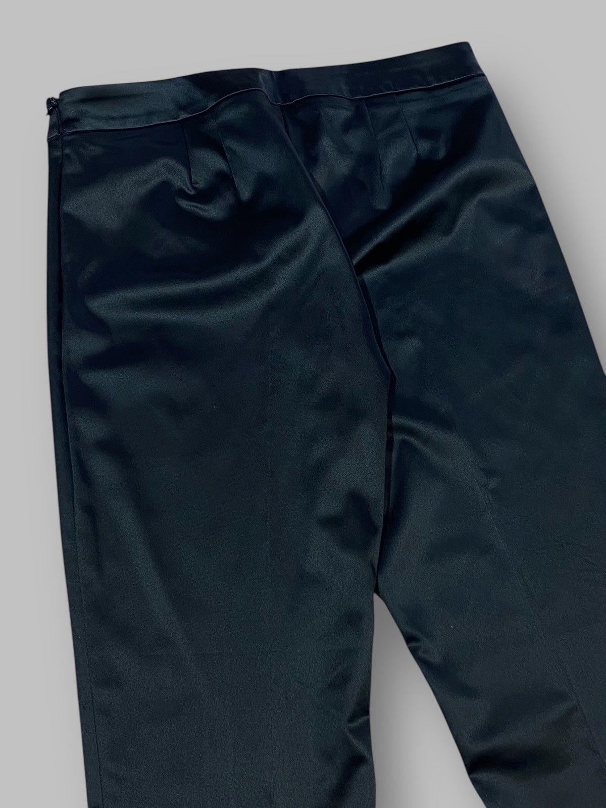 John Galliano Galliano Black Acetate Nylon Slim Pants Size 30" / US 8 / IT 44 - 11 Thumbnail