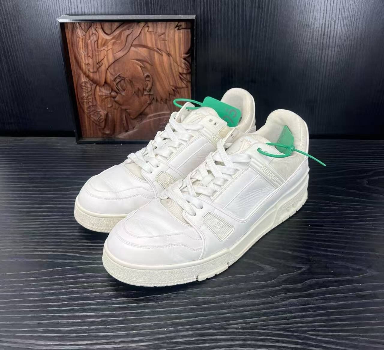 Louis Vuitton Louis Vuitton White Shoes Low Top 10US Size US 10 / EU 43 - 1 Thumbnail