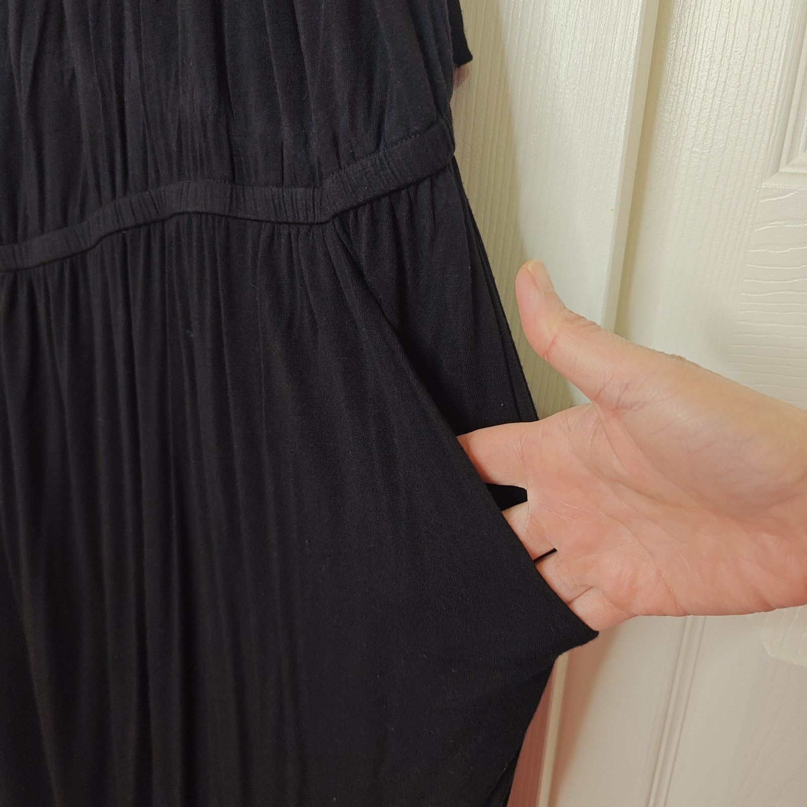 Torrid Torrid black midi supersoft slit dress sz 6/6X Size 4XL / US 24-26 - 7 Thumbnail