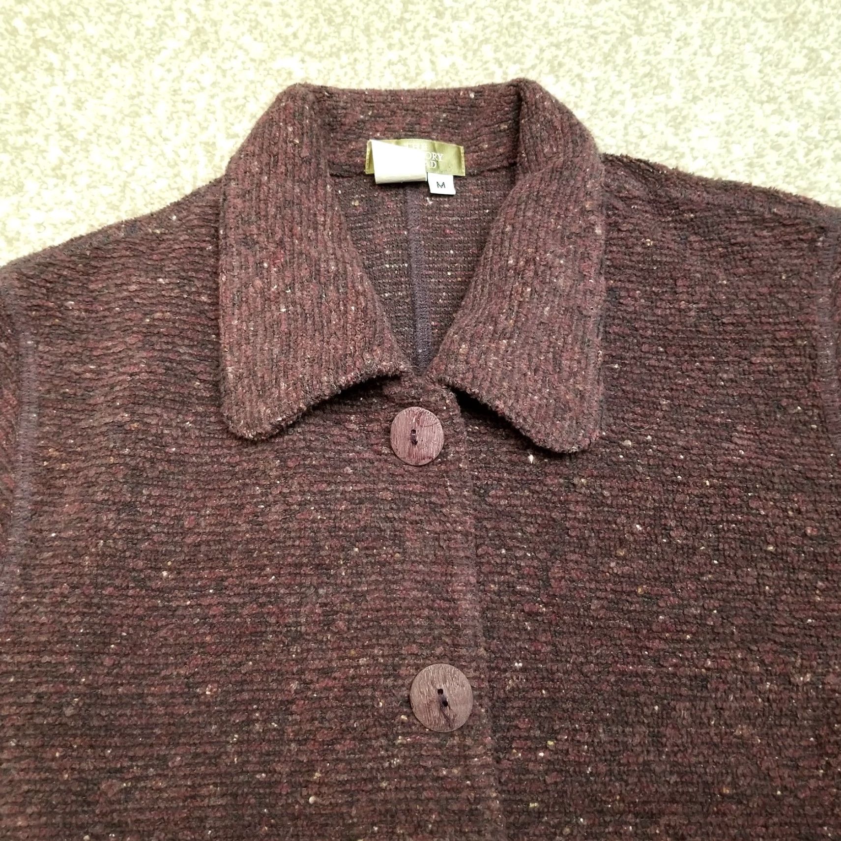 The Territory Ahead VINTAGE The Territory Ahead Sweater Womens M Purple Long Sleeve Cardigan Casual VTG Size M / US 6-8 / IT 42-44 - 2 Thumbnail