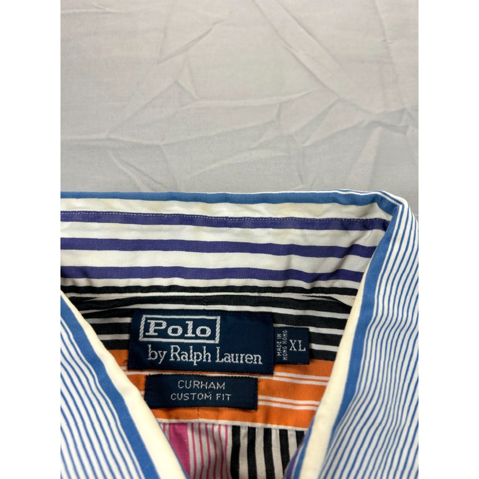 Polo Ralph Lauren Polo Ralph Lauren Shirt XL Men's Button Up Multicolor Striped Colorblock Curham casual Button-Down Collar Long Sleeve Size US XL / EU 56 / 4 - 2 Thumbnail